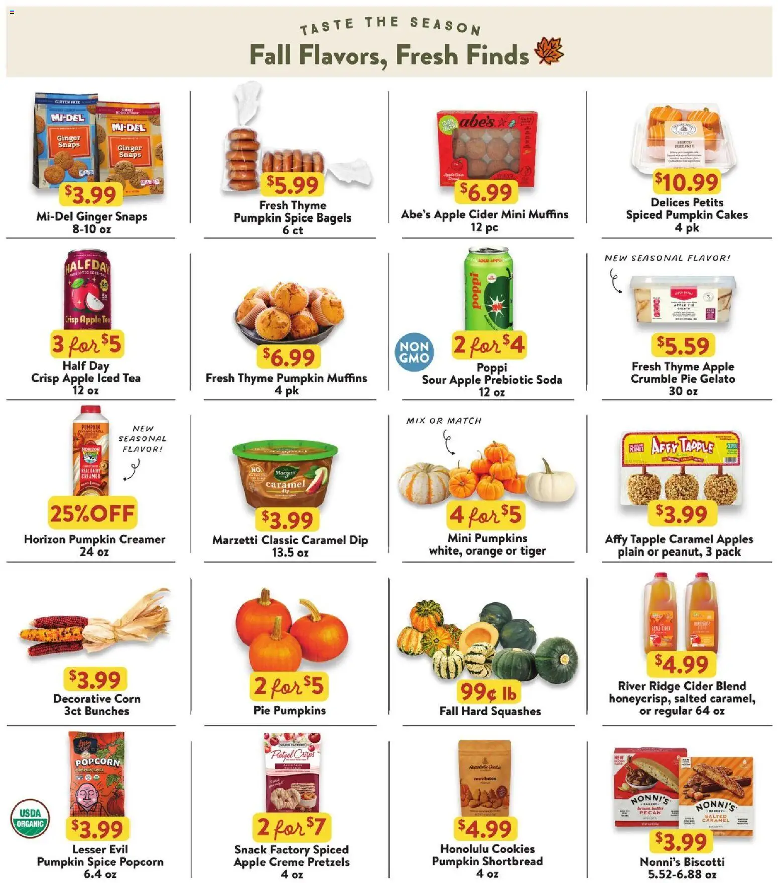 Fresh Thyme Weekly Ad - valid from 09/09/2026 | Page: 3 | Products: Corn, Ginger, Ridge, Pc