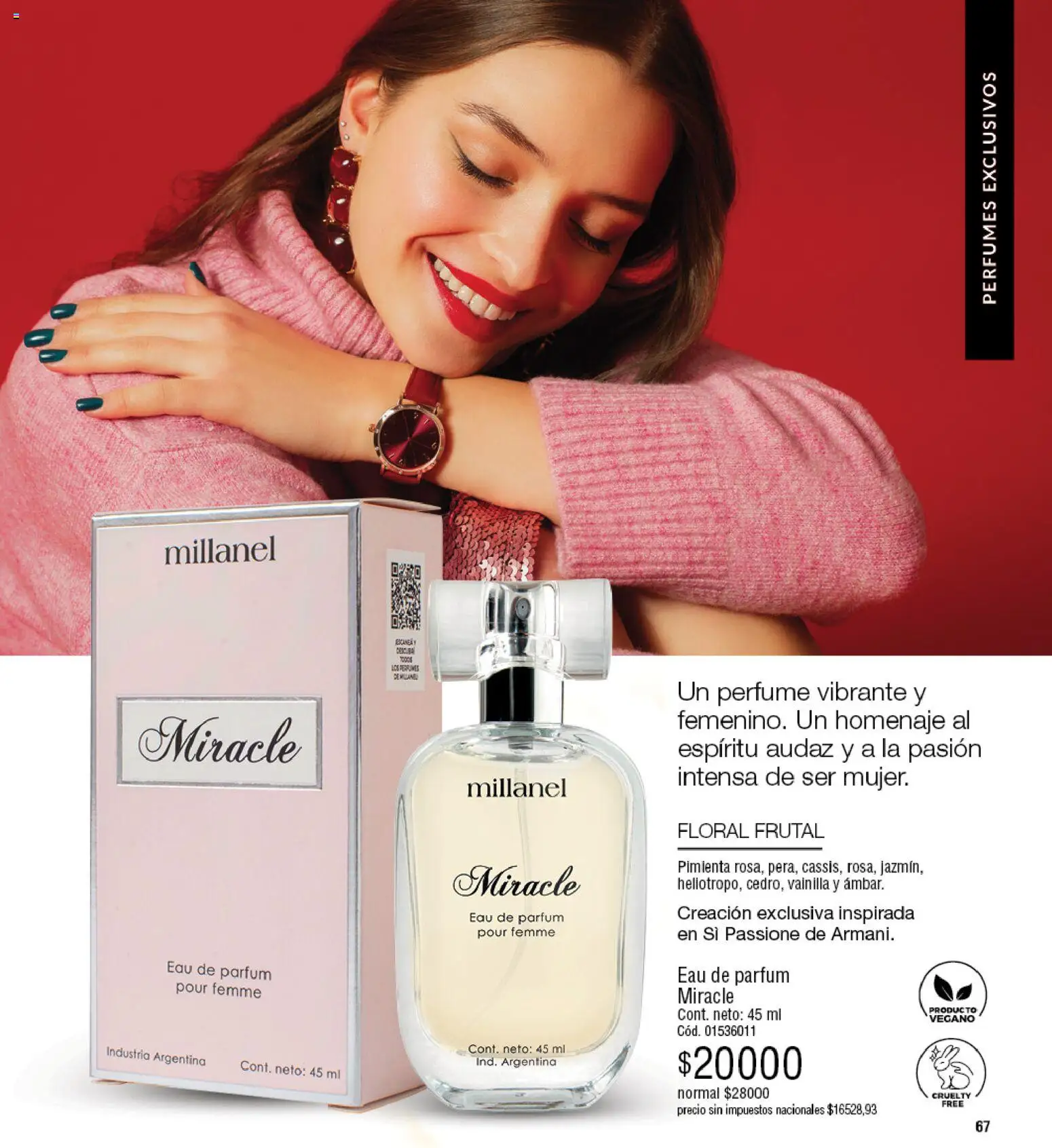 Millanel - Catálogo │ válido desde el 20/07/2026 | Página: 67 | Productos: Vainilla, Perfumes, Perfume, Pimienta