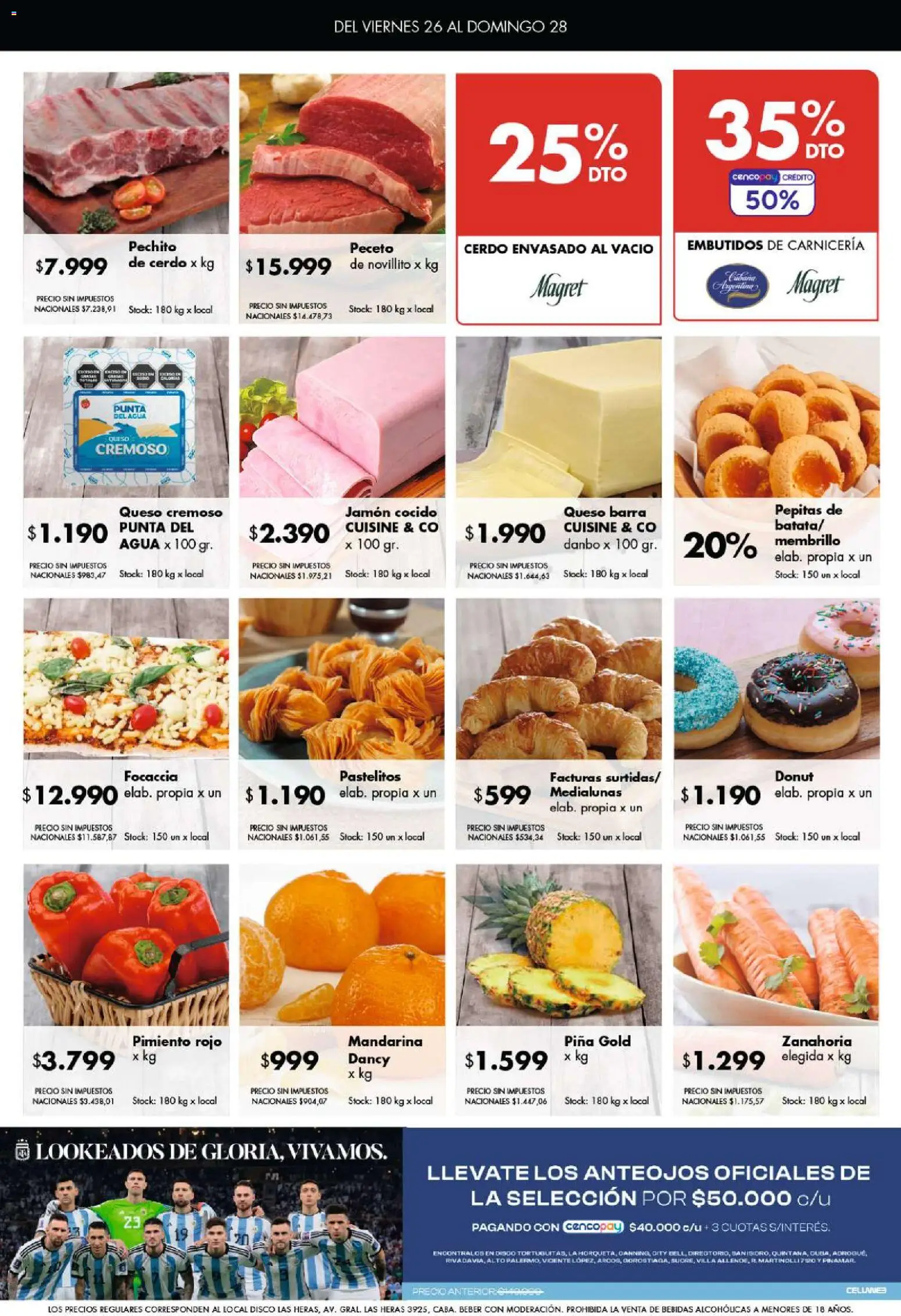 Disco - Ofertas | Córdoba │ válido desde el 25/06/2026 | Página: 7 | Productos: Jamón cocido, Pimiento, Jamón, Cerdo
