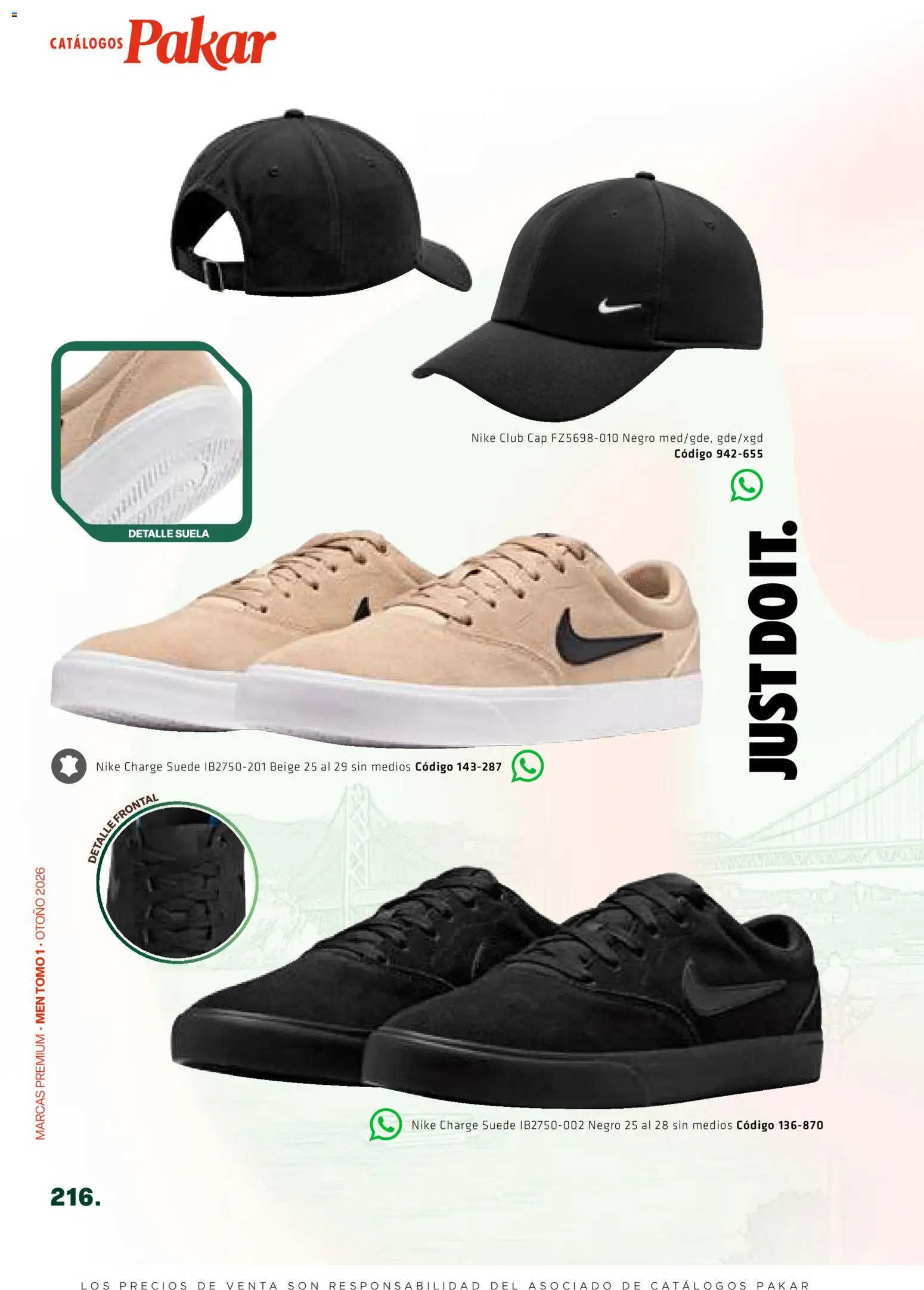 Nuevas ofertas de SC Pakar válidas en toda la República Mexicana desde el 28/08/2026. ¡Encuentra las mejores ofertas en SC Pakar catálogo Premium Men Tomo 1! | Página: 216