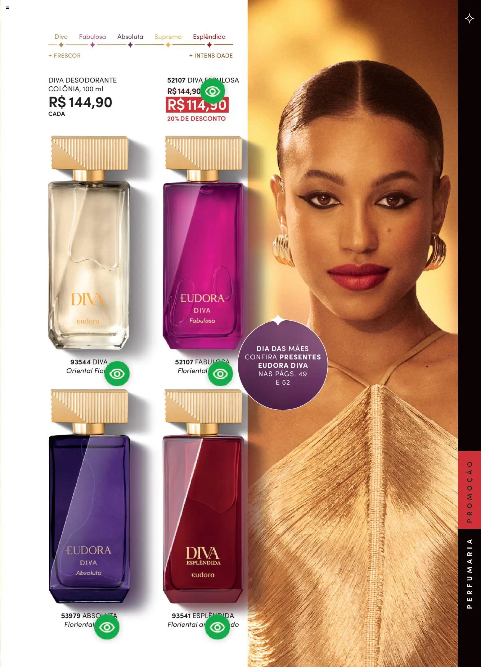 Eudora Folheto - válido de 01.04.2026 | Página: 99 | Produtos: Desodorante