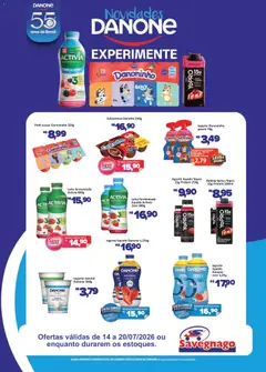 Savegnago ofertas Danone - Pré-Visualização do folheto da loja Savegnago, válido de 14/07/2026