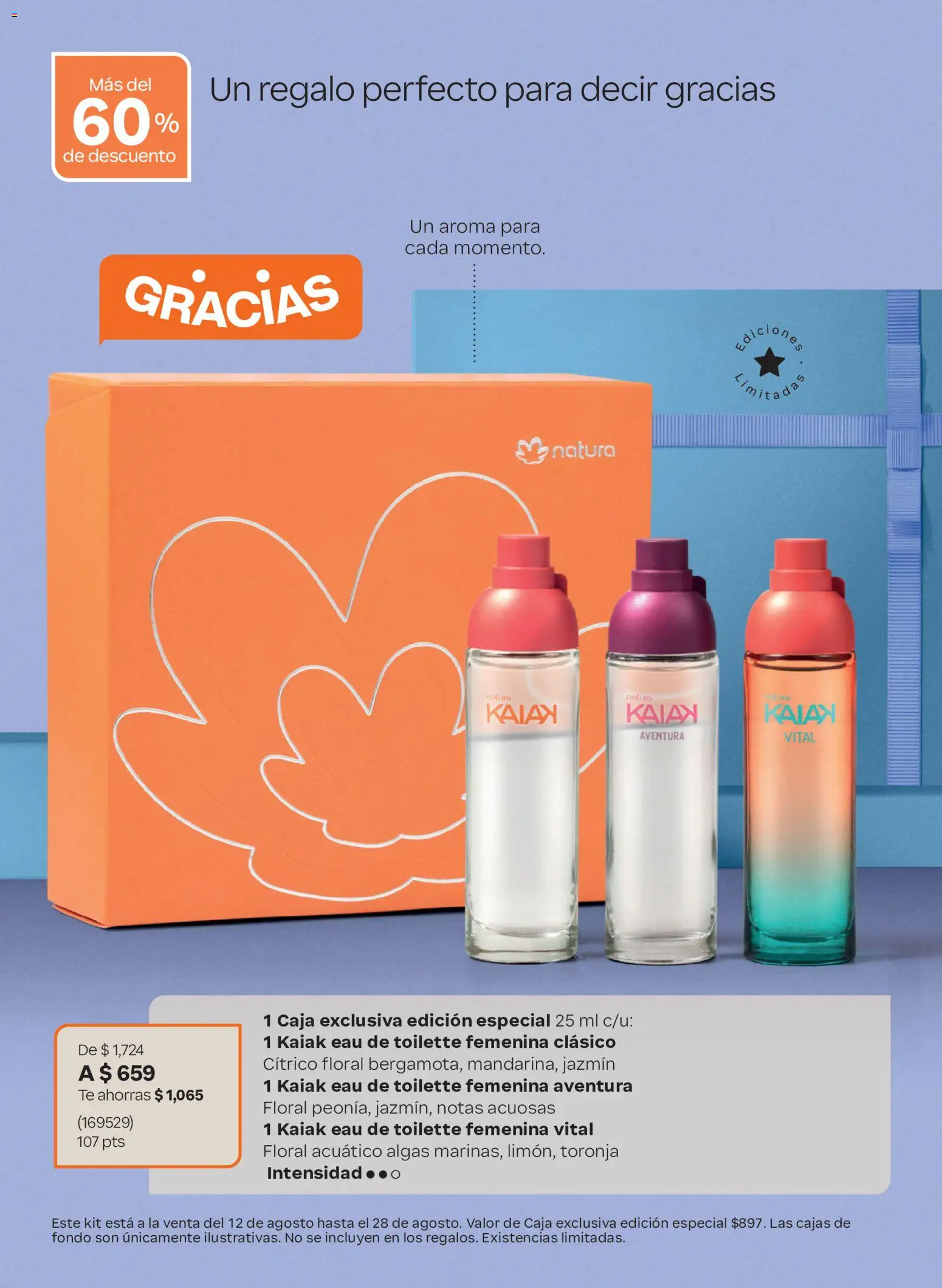 Nuevas ofertas de Natura válidas en toda la República Mexicana desde el 12/08/2026. ¡Encuentra las mejores ofertas en Natura Día de los Abuelos 2026! | Página: 5 | Productos: Toronja, Té, Caja, Eau de toilette