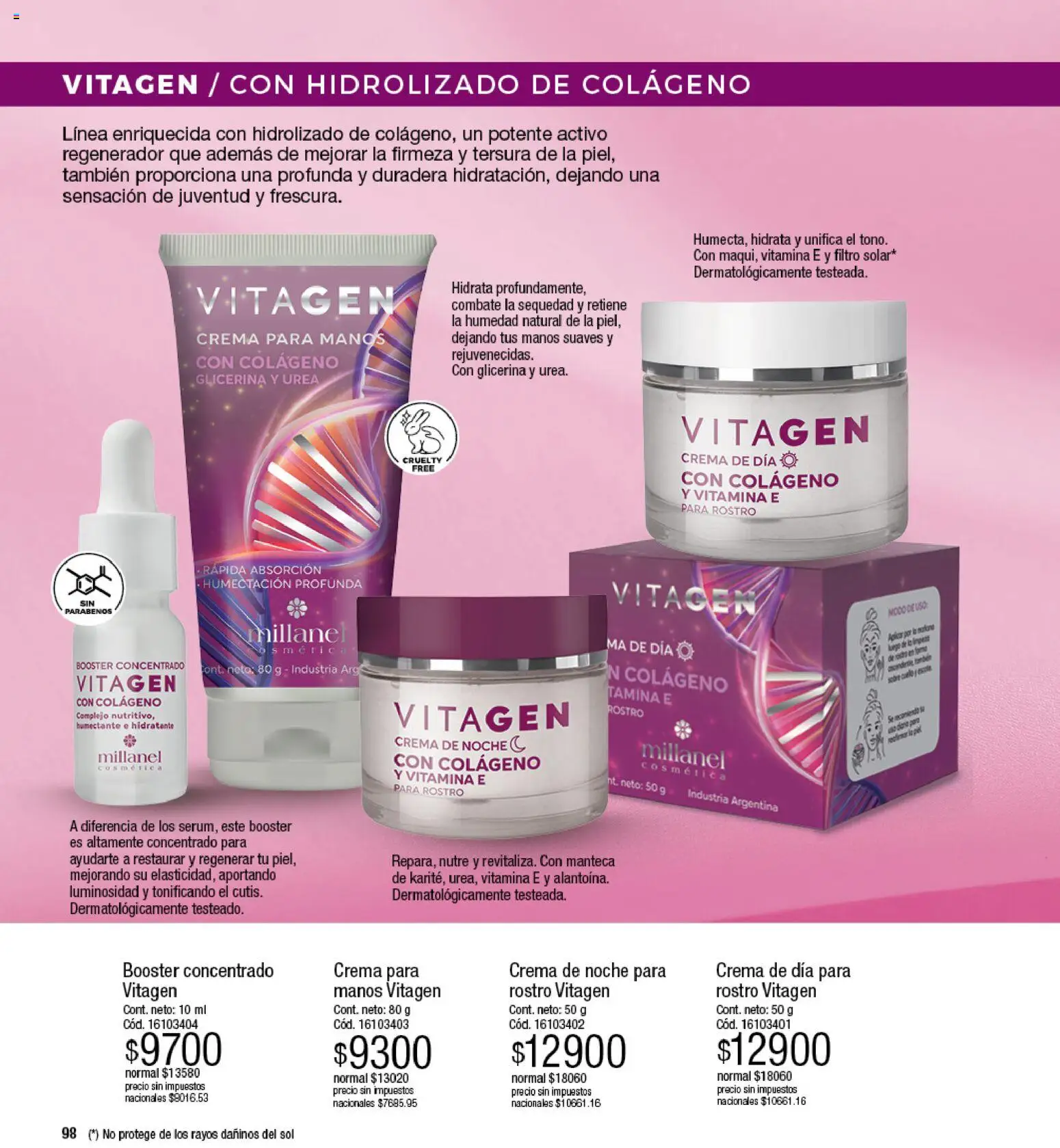 Millanel catálogo │ válido desde el 19/10/2026 | Página: 98
