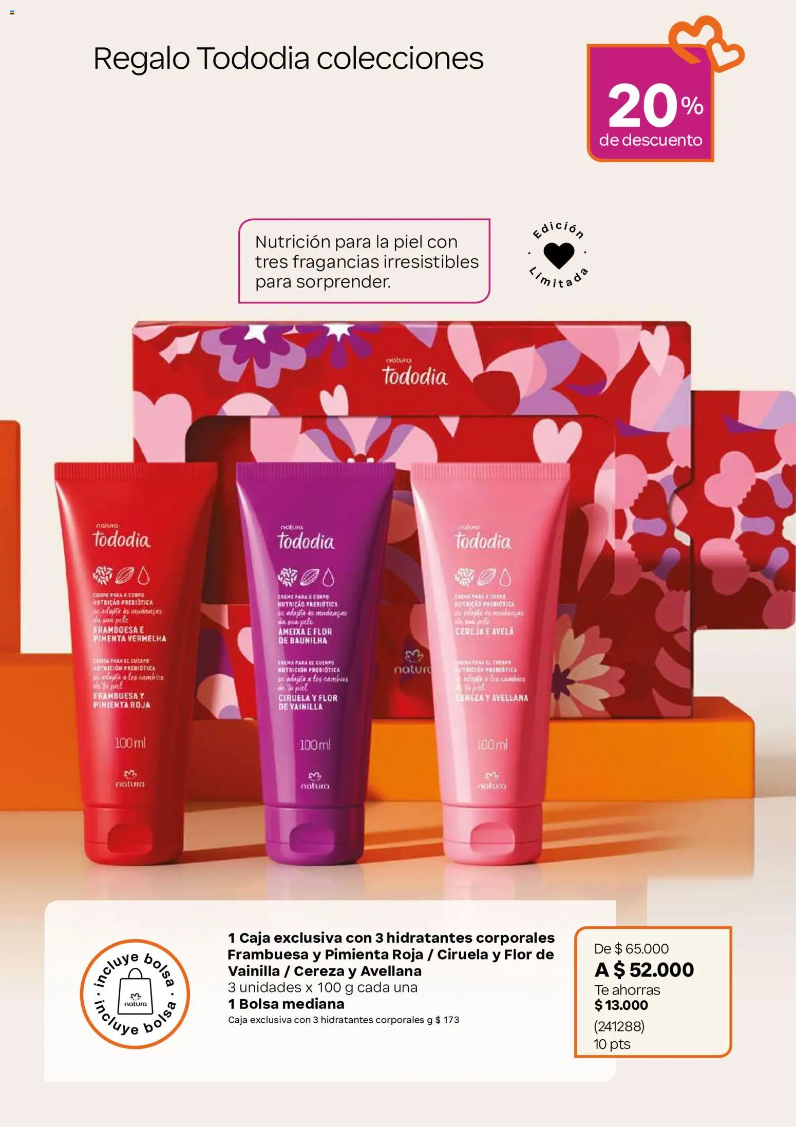 Natura revista - valida desde el 22/07/2026 | Página: 28 | Productos: Pimienta, Té, Bolsa, Vainilla