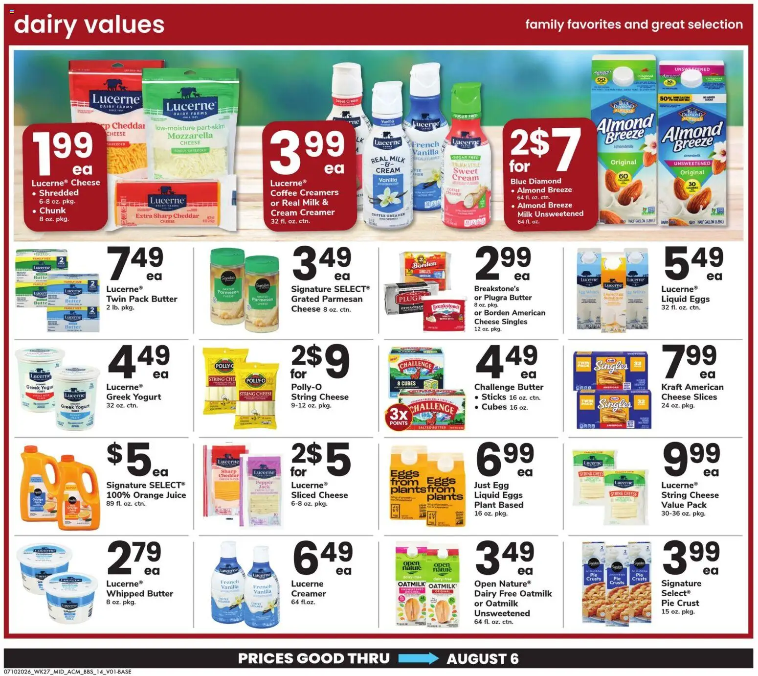 Acme Big Book of Savings - valid from 07/10/2026 | Page: 14 | Products: Butter, Coffee, Juice, Sugar