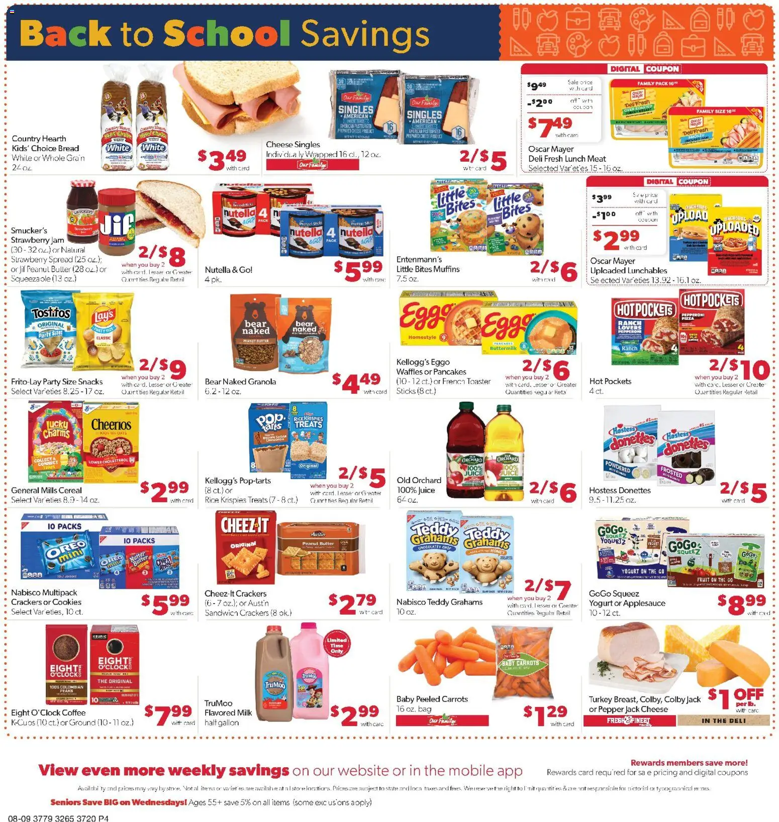 Family Fare Weekly Ad - NE - valid from 08/09/2026 | Page: 4 | Products: Turkey, Oreo, Cookies, Muffins