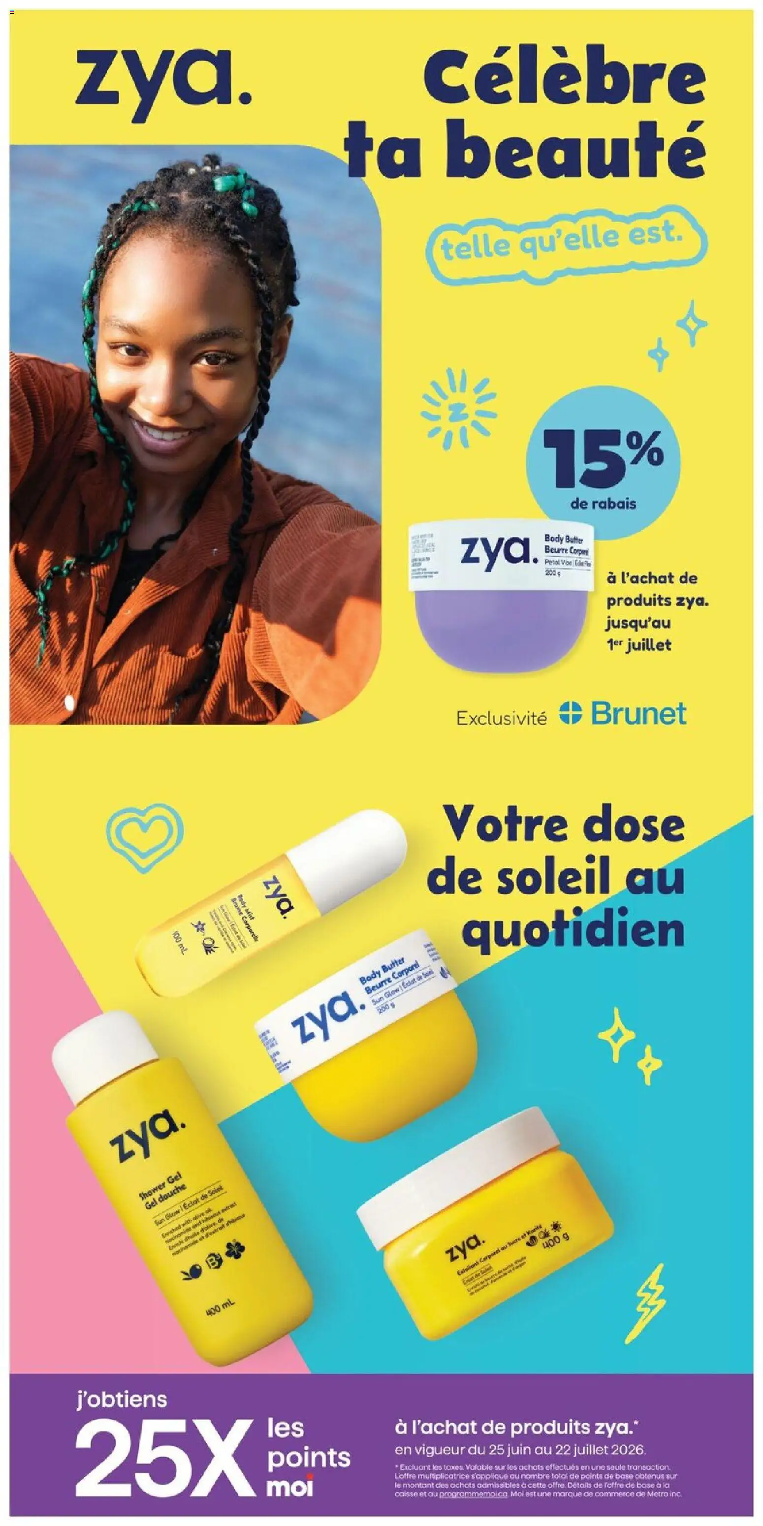 Brunet flyer valid from Jun 25, 2026 | Page: 9 | Products: Shower, Butter