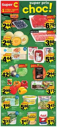 Preview of Super C weekly flyer / circulaire from shop Super C valid from Oct 22, 2026
