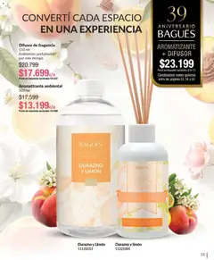 Vista previa Bagués - Catálogo válido desde el 24/08/2026 | Página: 53 | Productos: Durazno, Fragancia, Limón, Esencias