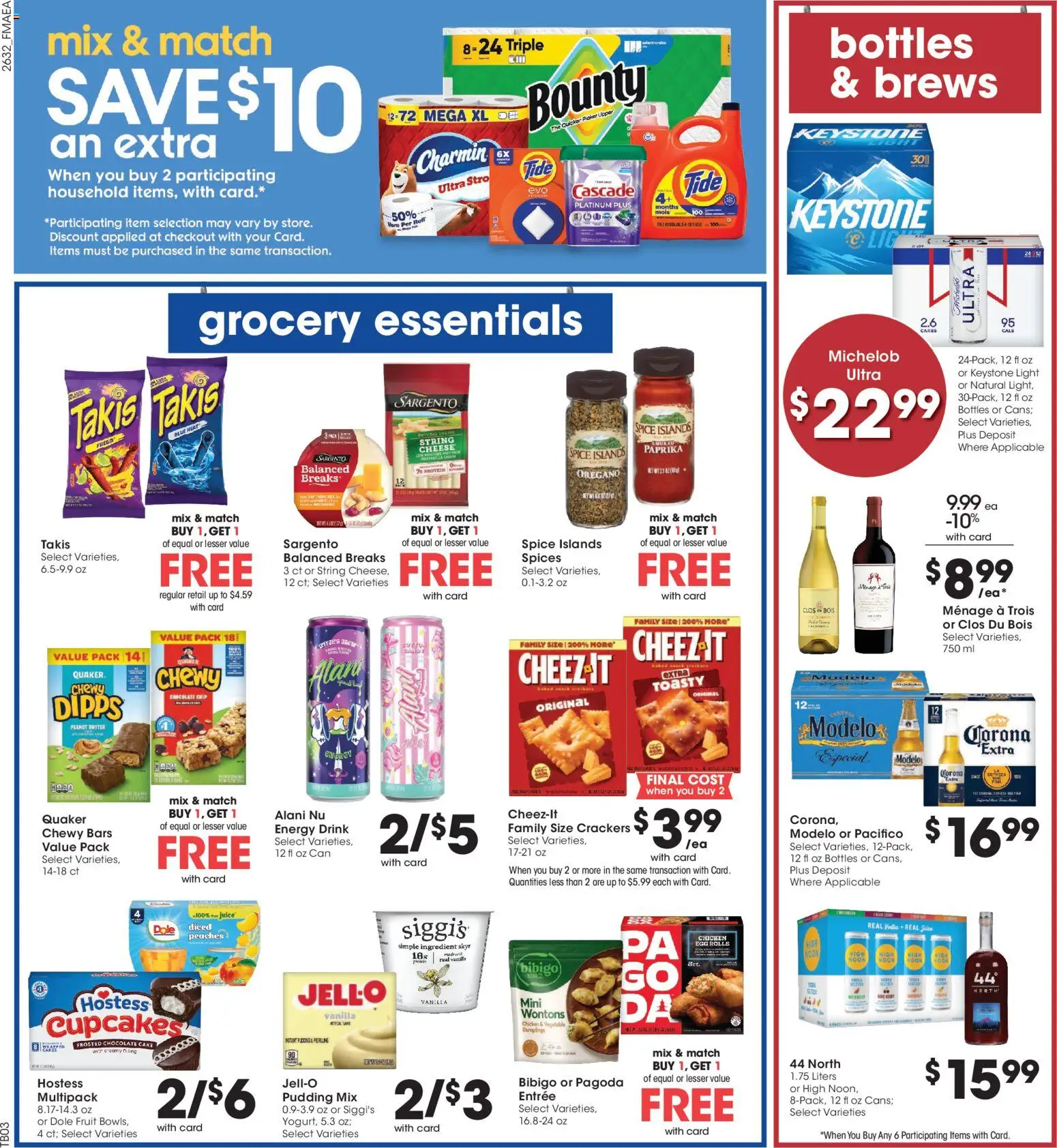Fred Meyer Weekly Ad - valid from 09/09/2026 | Page: 8 | Products: Peaches, Butter, Cheese, Chocolate