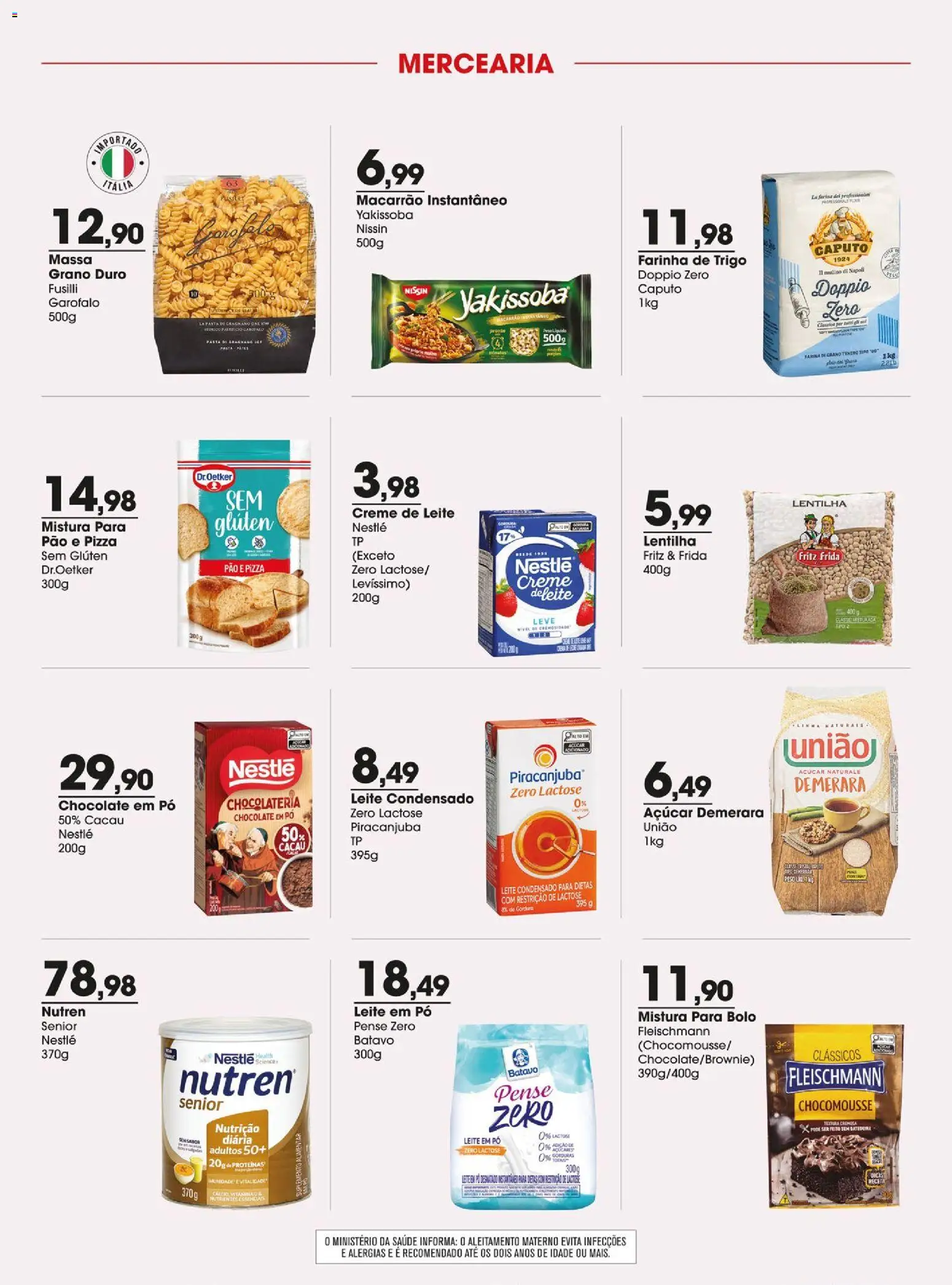 Zaffari Folheto - válido de 30/06/2026 | Página: 4 | Produtos: Açúcar demerara, Leite, Massa, Creme