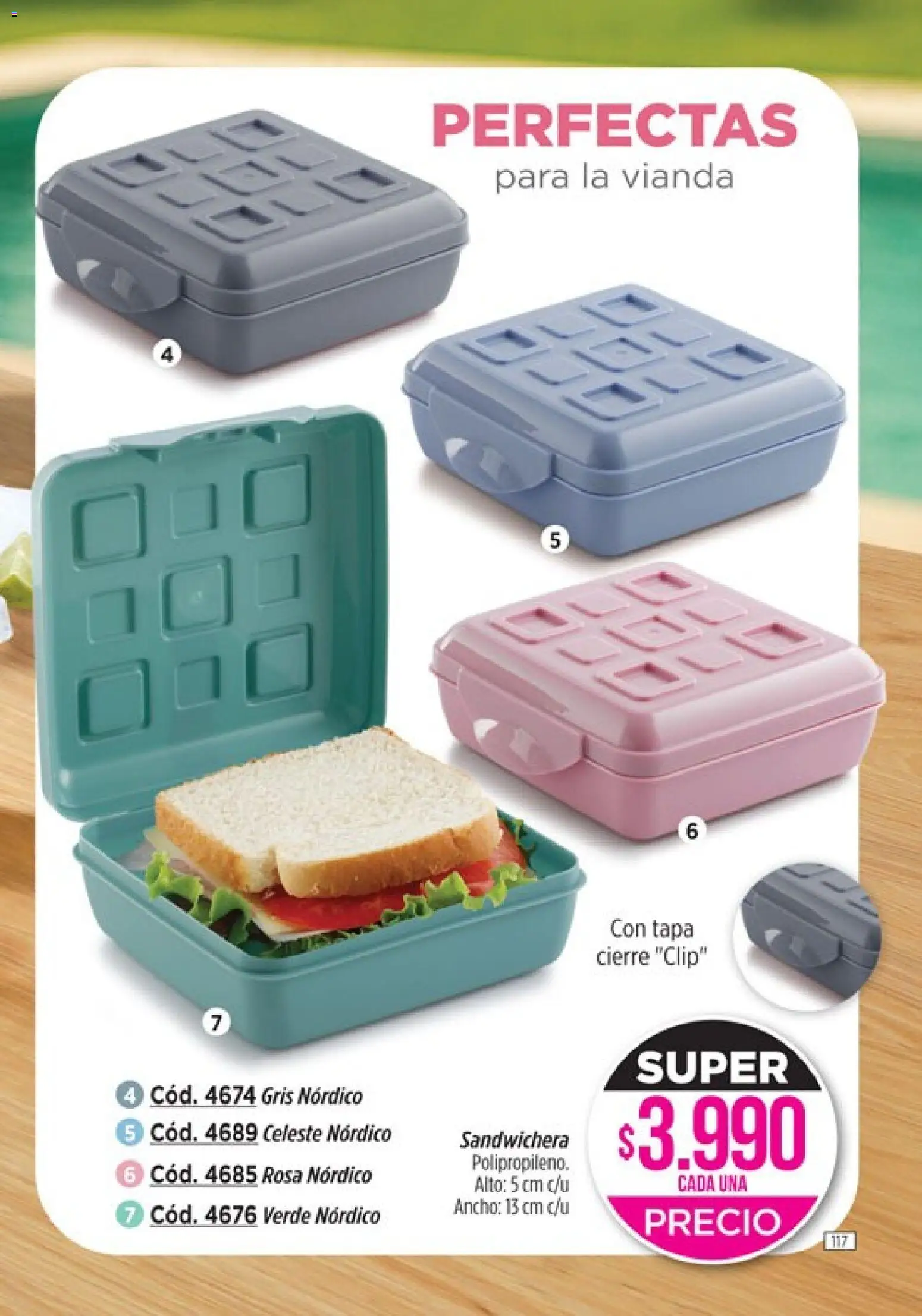 Catálogo Amodil Campaña 2 │ válido desde el 01.02.2026 | Página: 117 | Productos: Sandwichera, Vianda