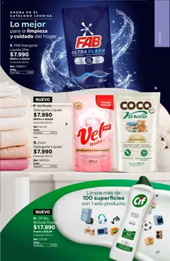 Leonisa - Catálogo -  Vista previa de la revista de la tienda Leonisa valido desde el 15.05.2026 | Página: 37 | Productos: Limpiador, Fragancia, Coco, Detergente