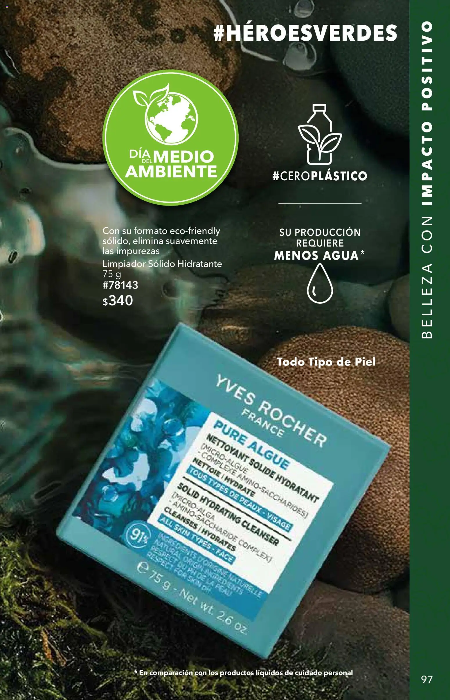 Nuevas ofertas de Yves Rocher válidas en toda la República Mexicana desde el 02/06/2026. ¡Encuentra las mejores ofertas en Yves Rocher campaña 8 2026! | Página: 99 | Productos: Agua, Limpiador