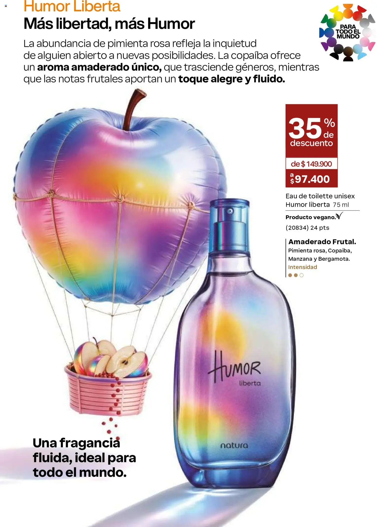 Natura revista - valida desde el 02/09/2026 | Página: 38 | Productos: Pimienta, Manzana, Fragancia, Eau de toilette