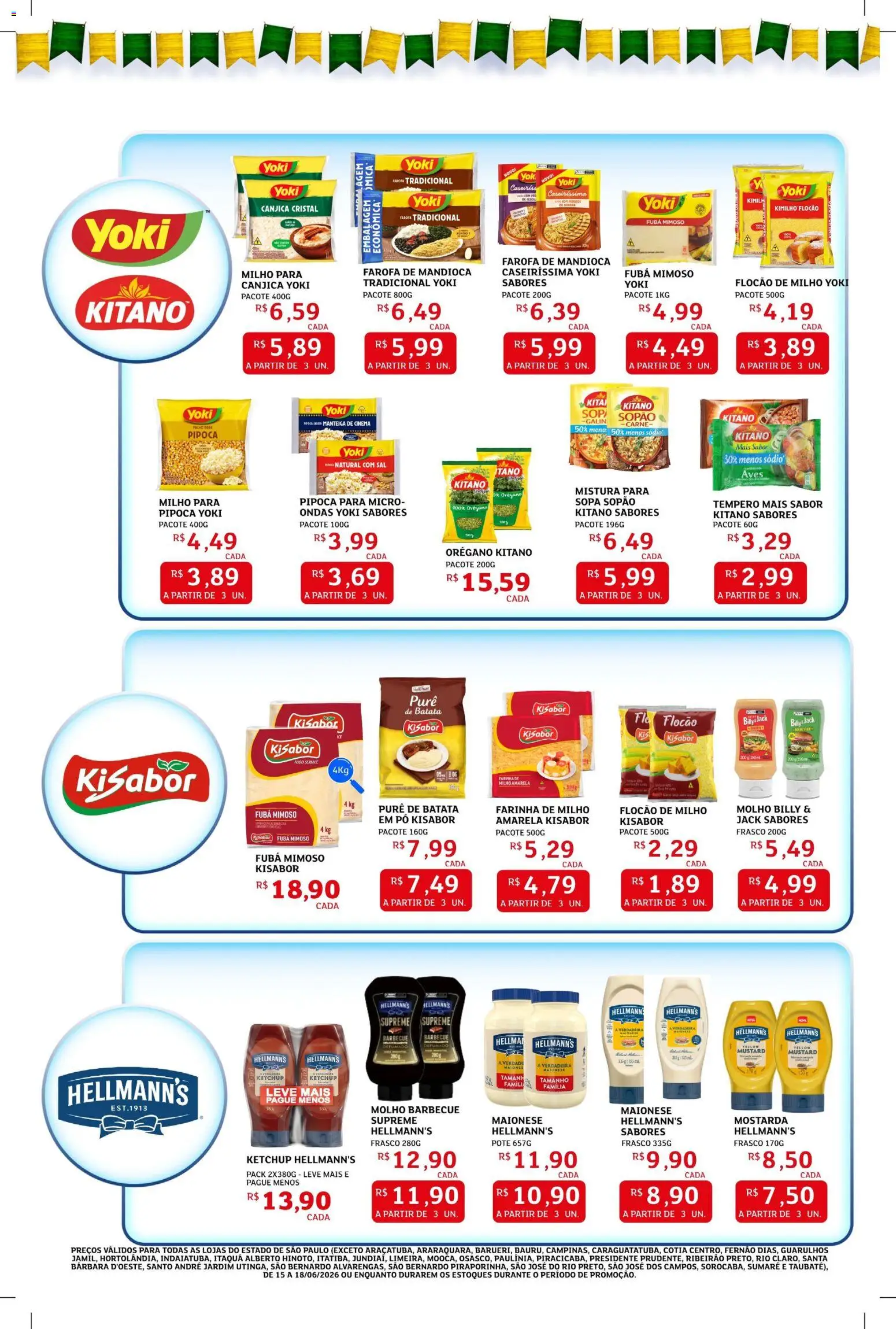 Assaí Atacadista Folheto - válido de 15.06.2026 | Página: 2 | Produtos: Pó, Fubá, Carne, Batata
