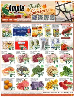 Preview of Ample Food Market weekly flyer Toronto York from shop Ample Food Market valid from Oct 2, 2026