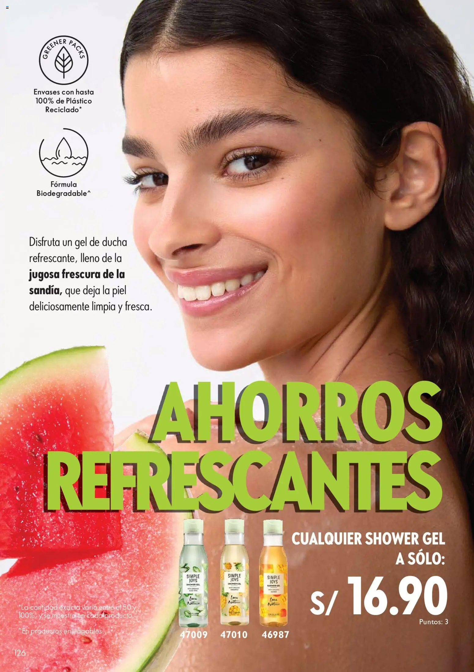 Catálogo Oriflame válido desde 01/08/2026 | Página: 126 | Productos: Gel de ducha, Ducha