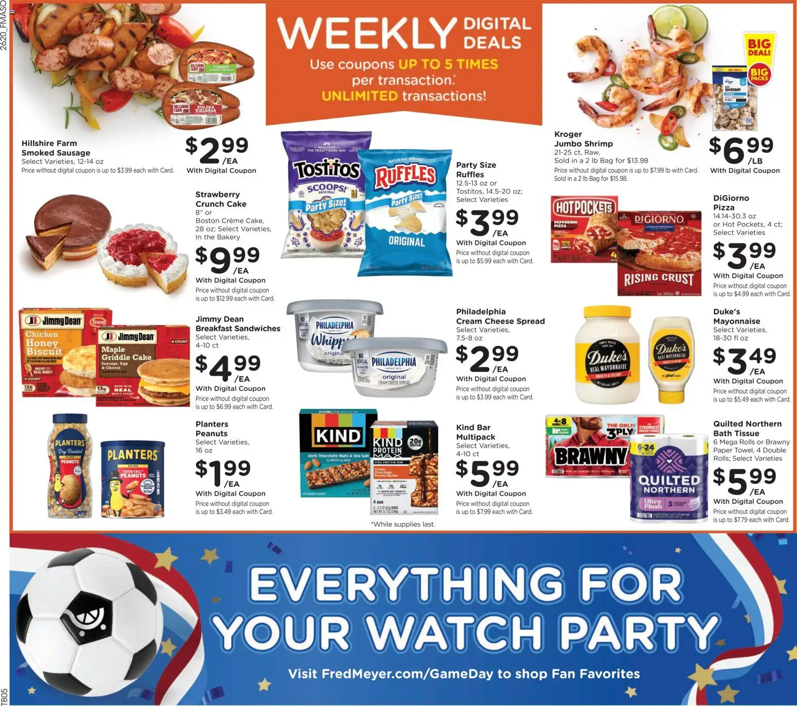 Fred Meyer Weekly Ad - valid from 17.06.2026 | Page: 2 | Products: Bakery, Butter, Salt, Watch