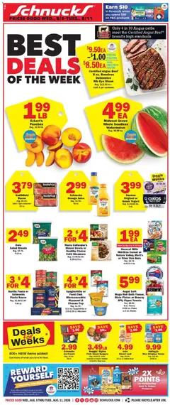 Preview of Schnucks weekly ads valid from 08/05/2026