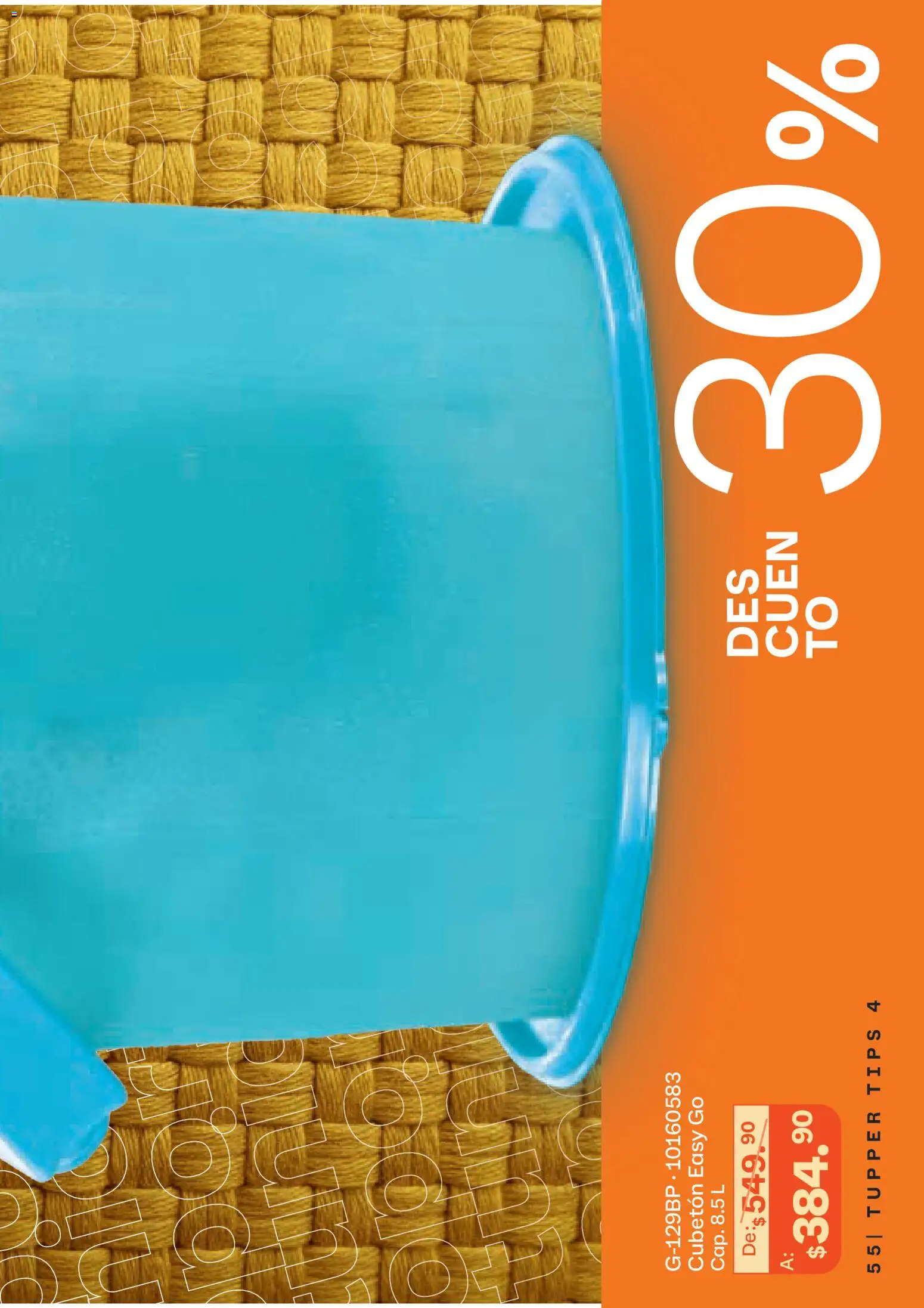 Nuevas ofertas de Tupperware válidas en toda la República Mexicana desde el 23.03.2026. ¡Encuentra las mejores ofertas en Tupperware catálogo! | Página: 55 | Productos: Tupper
