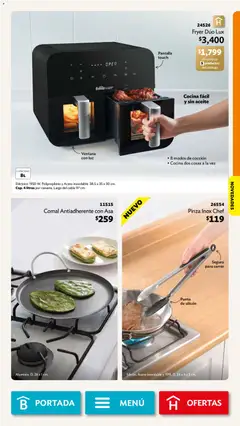 Vista previa de Betterware campaña 6 2026, nuevo folleto de la tienda, válido en México a partir del 01.06.2026 | Página: 61 | Productos: Aceite, Cable, Cocina, Pinza