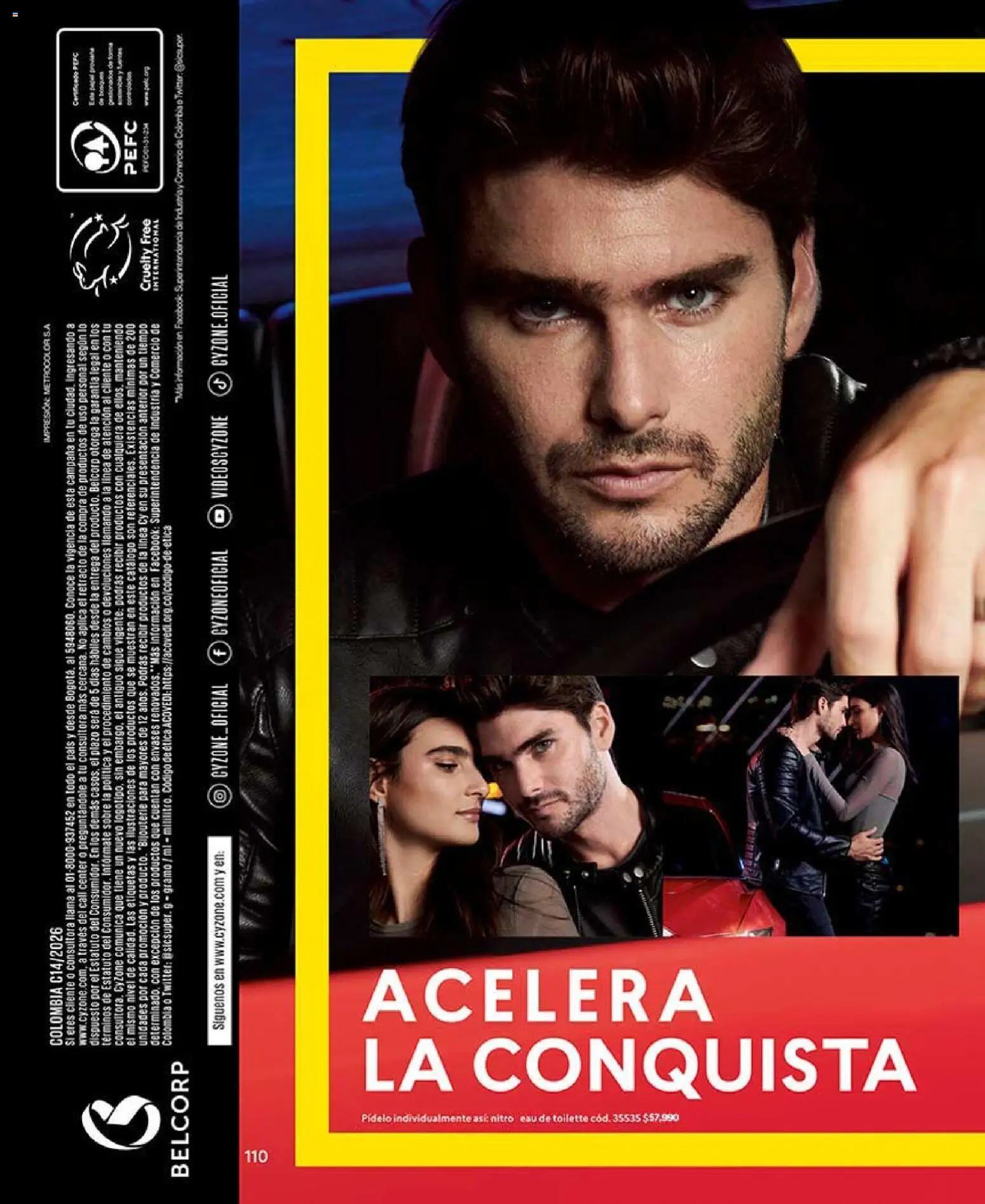 CyZone revista - valida desde el 17/08/2026 | Página: 110 | Productos: Sobre, Eau de toilette