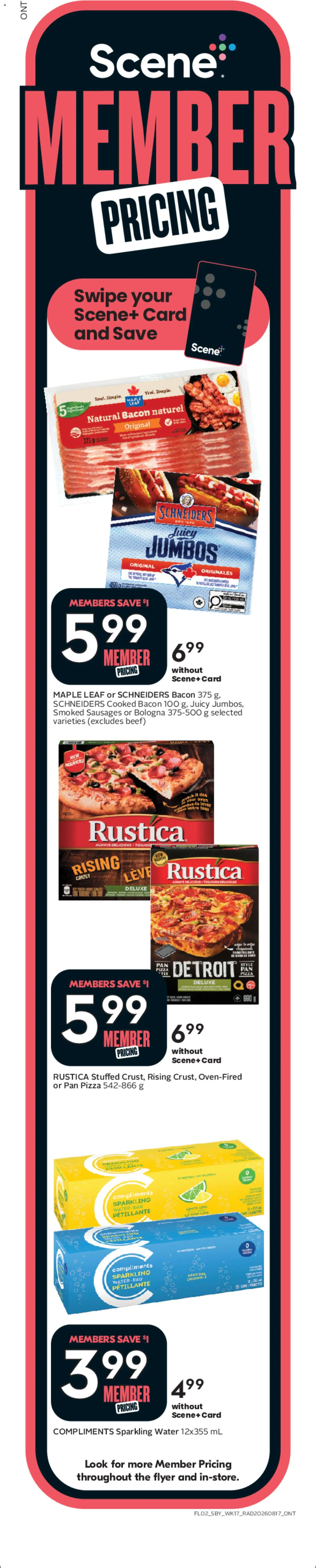 Sobeys flyer valid from Aug 20, 2026 | Page: 3 | Products: Beef, Lime, Watch, Oven
