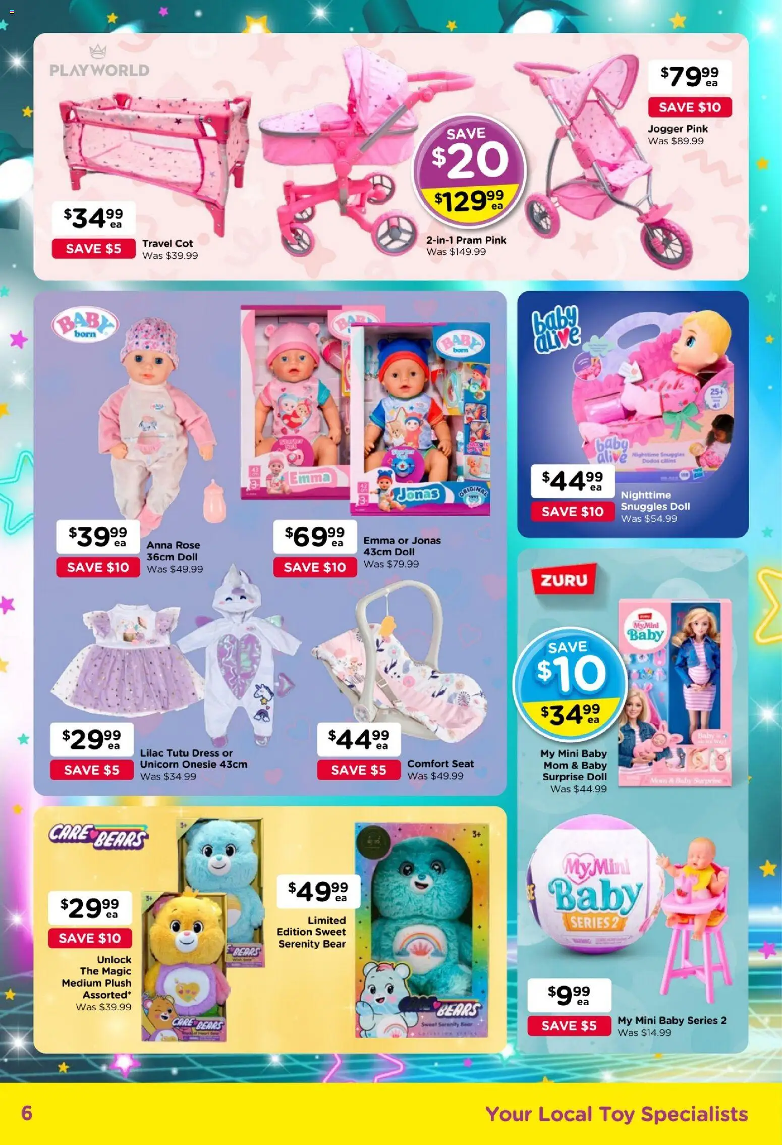 Toyworld catalogue - valid from 23/09/2026 | Page: 6 | Products: Cot, Beer, Dress
