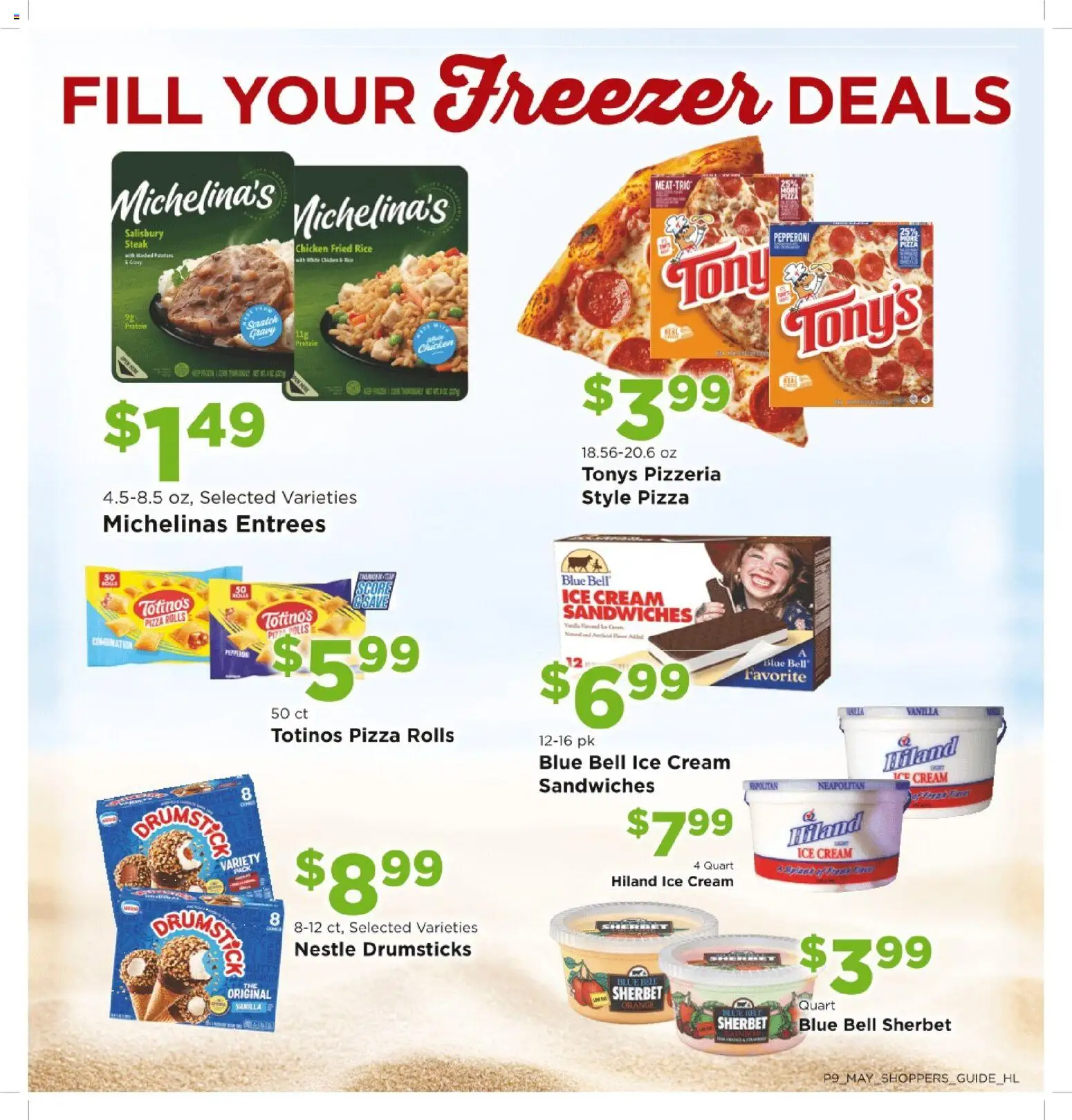 Homeland Bring Savings Home Shopper's Guide - valid from 01.05.2026 | Page: 9 | Products: Rice, Cream, Ice cream, Freezer