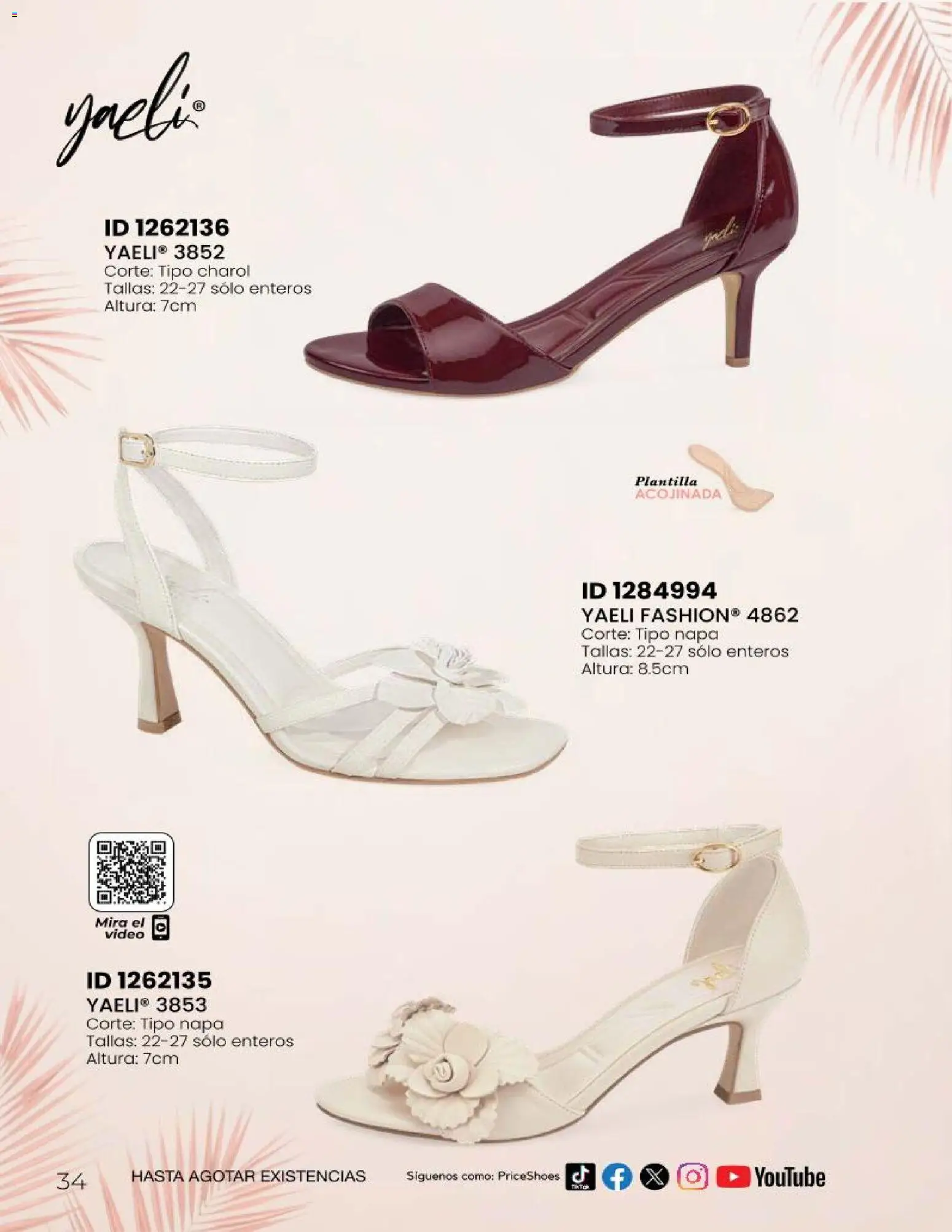 Nuevas ofertas de Price Shoes válidas en toda la República Mexicana desde el 23.04.2026. ¡Encuentra las mejores ofertas en Price Shoes catálogo Sandalias Fiesta & Vestir! | Página: 34 | Productos: Video