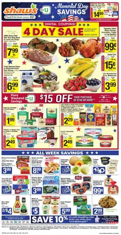 Preview of Shaw's weekly ads valid from 22.05.2026