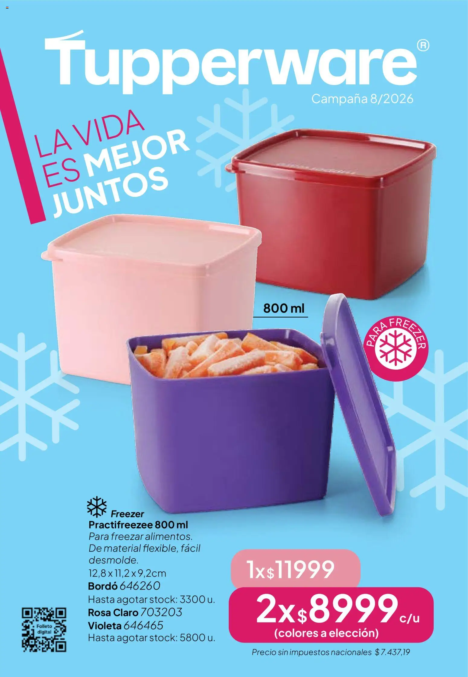 Tupperware Folleto │ válido desde el 10.04.2026 | Página: 1 | Productos: Campana, Freezer