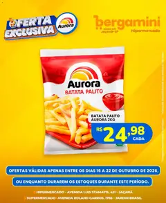Supermercado Bergamini ofertas Aurora - Pré-Visualização do folheto da loja Supermercado Bergamini, válido de 16/10/2026