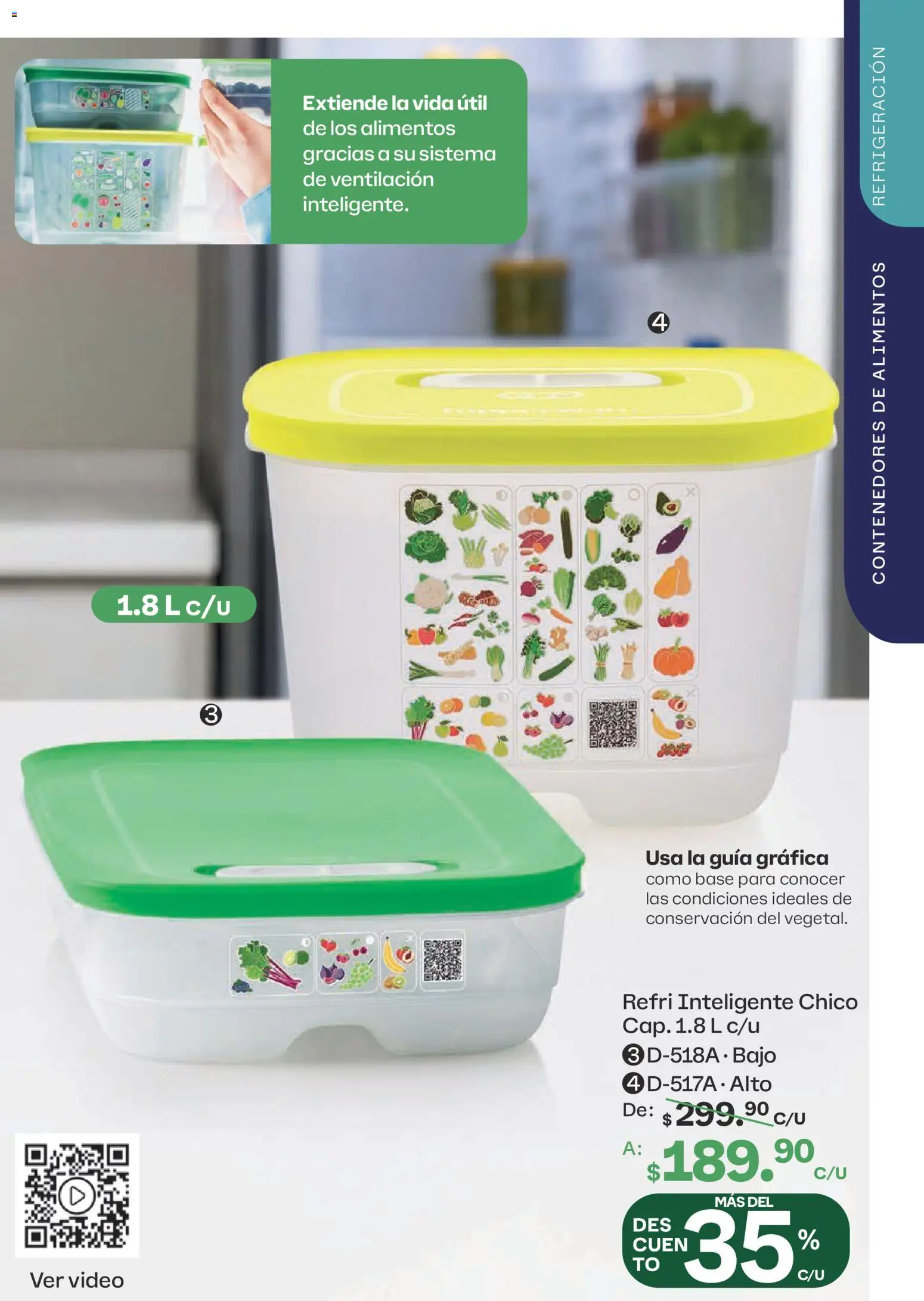 Nuevas ofertas de Tupperware válidas en toda la República Mexicana desde el 10/08/2026. ¡Encuentra las mejores ofertas en Tupperware catálogo! | Página: 45 | Productos: Alimentos, Video
