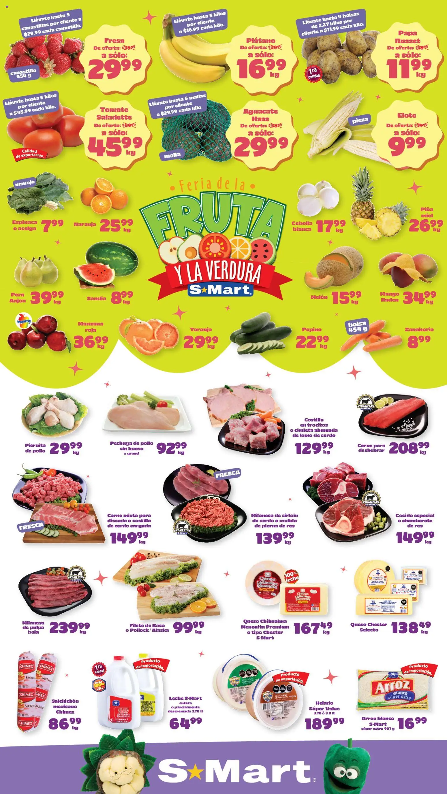 Nuevas ofertas de S-Mart válidas en toda la República Mexicana desde el 12.05.2026. ¡Encuentra las mejores ofertas en S-Mart folleto Chihuahua! | Página: 1