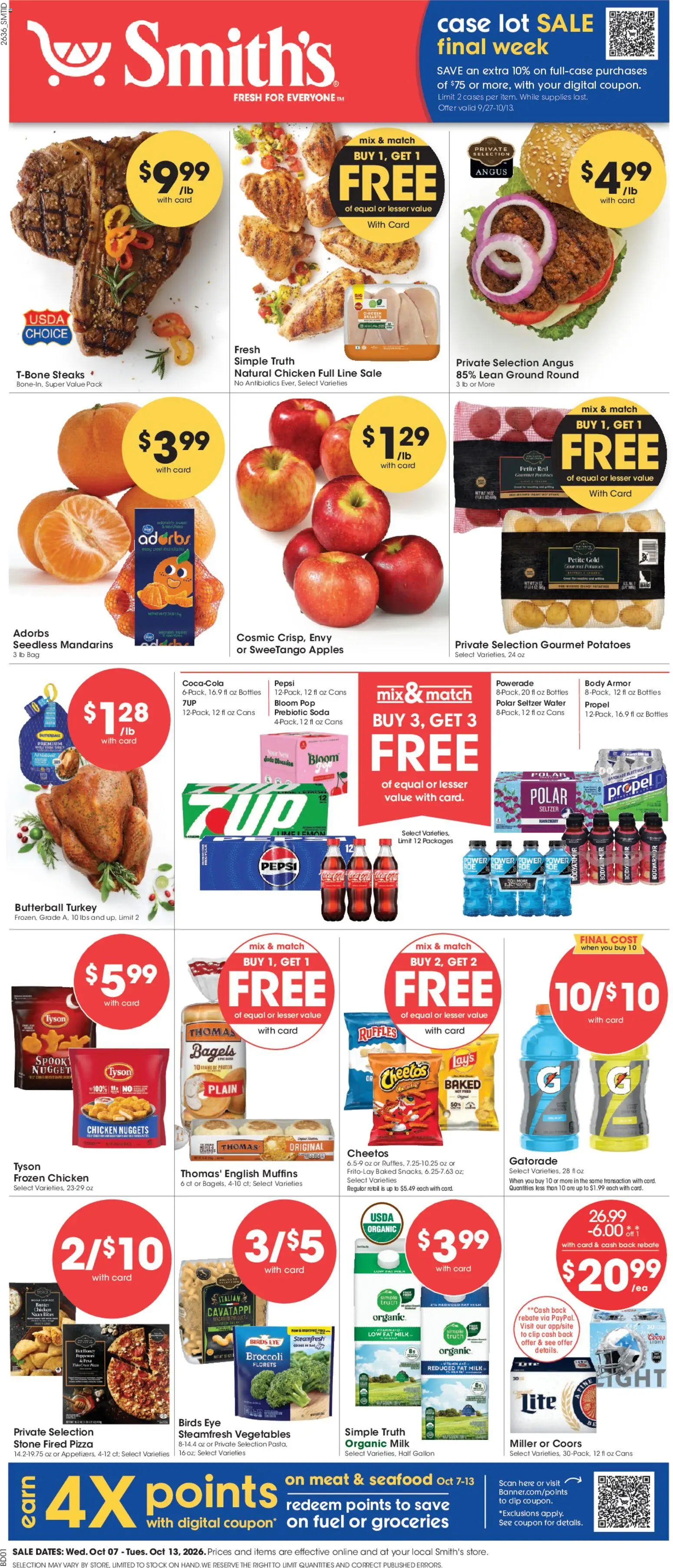 Smith's Weekly Ad - valid from 10/07/2026 | Page: 1