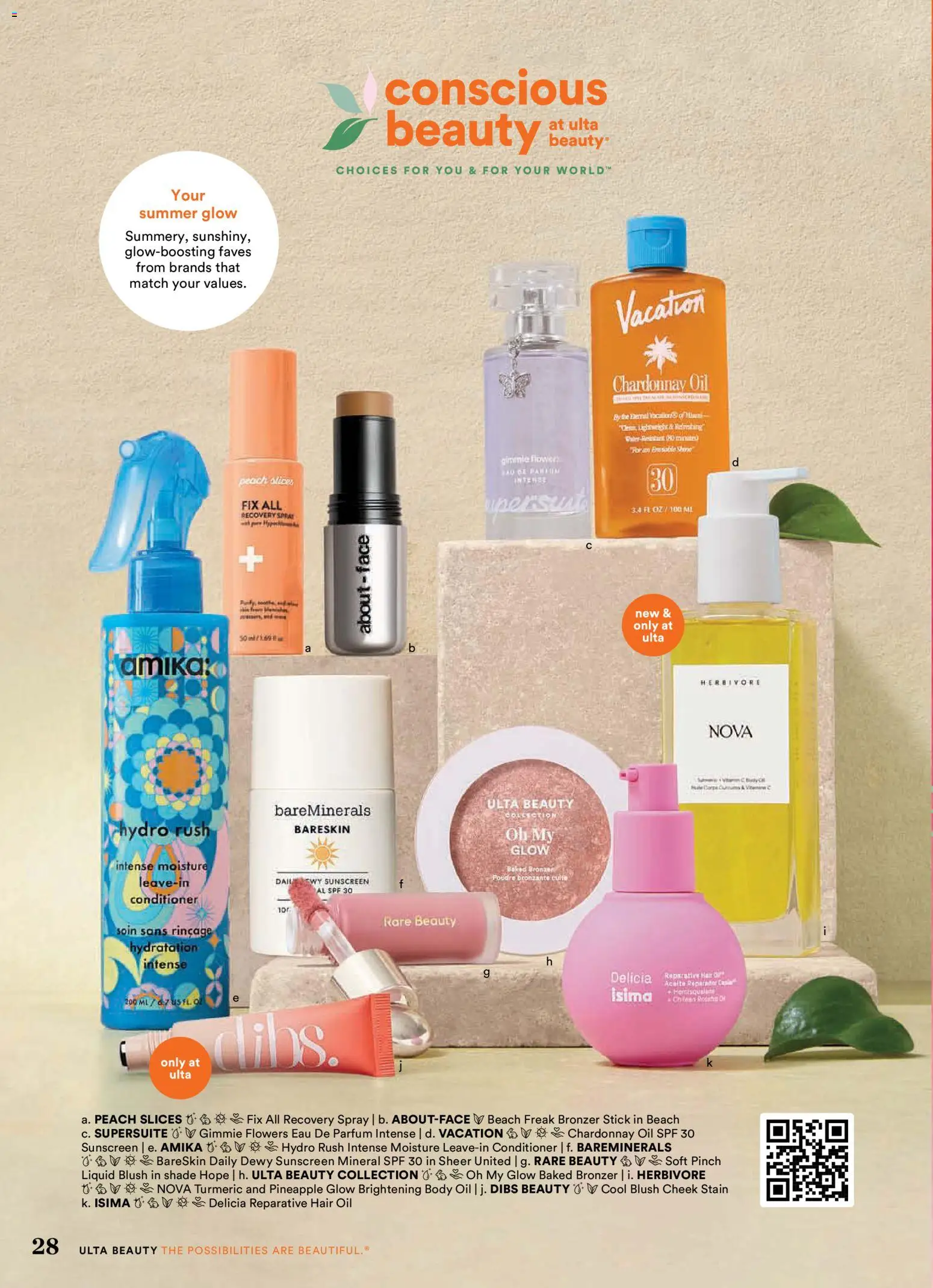 Ulta Beauty Weekly Ad - valid from 17.05.2026 | Page: 28 | Products: Turmeric, Bronzer, Sunscreen, Pineapple