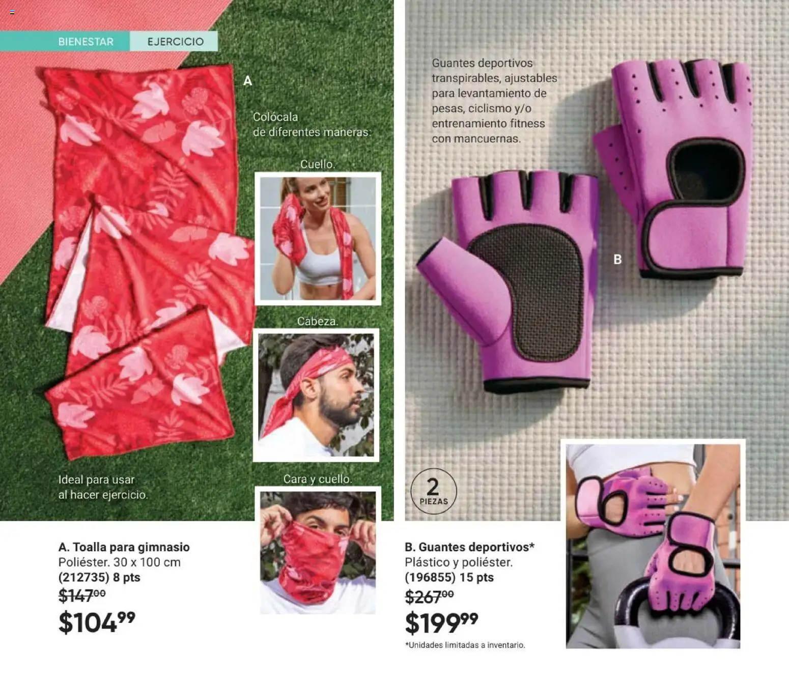 Nuevas ofertas de AVON válidas en toda la República Mexicana desde el 11/09/2026. ¡Encuentra las mejores ofertas en AVON Casa & Estilo 14 2026! | Página: 134 | Productos: Guantes, Toalla