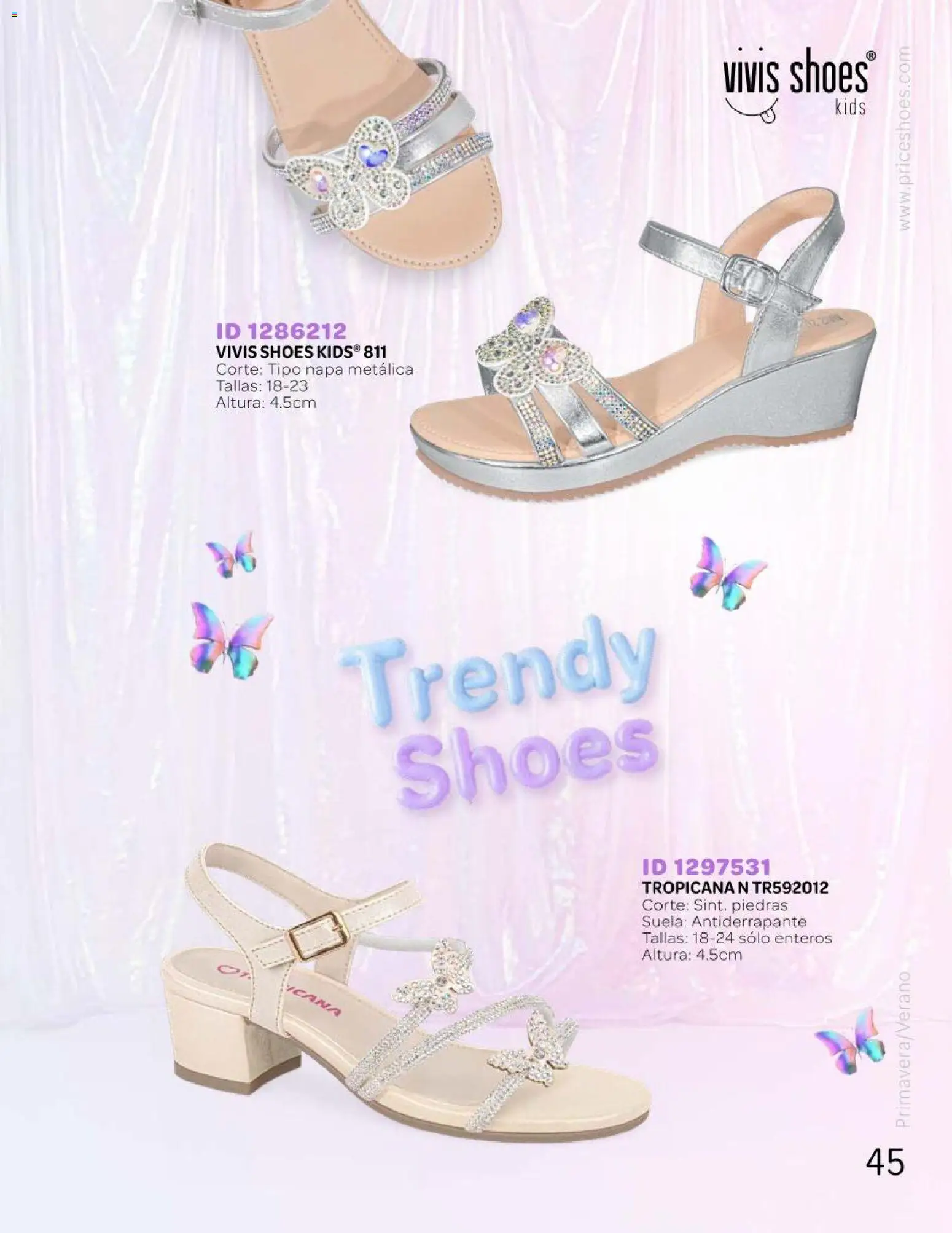 Nuevas ofertas de Price Shoes válidas en toda la República Mexicana desde el 25.04.2026. ¡Encuentra las mejores ofertas en Price Shoes catálogo Kids todo en uno! | Página: 45