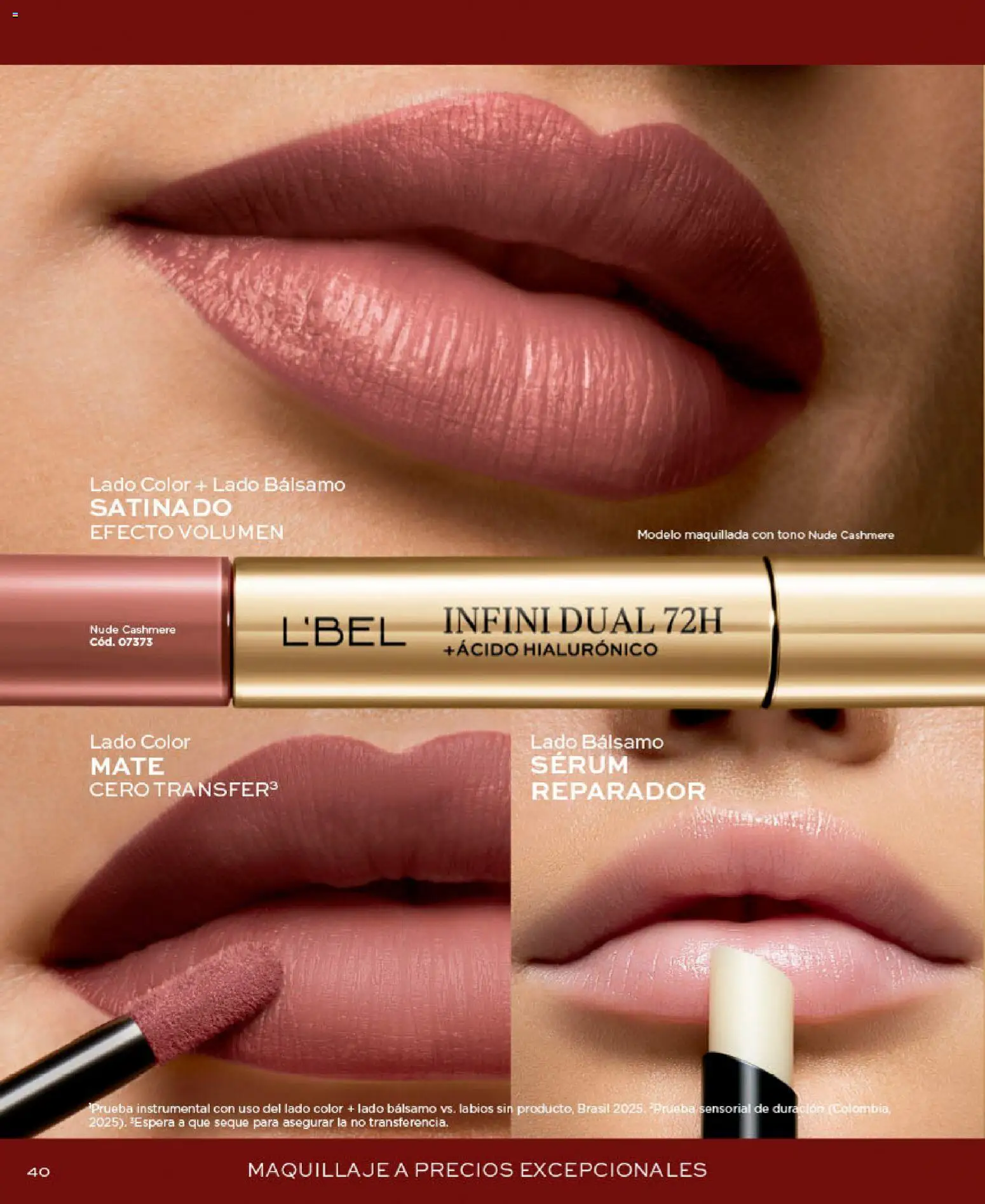 Catálogo L'Bel válido desde 09/09/2026 | Página: 40 | Productos: Maquillaje