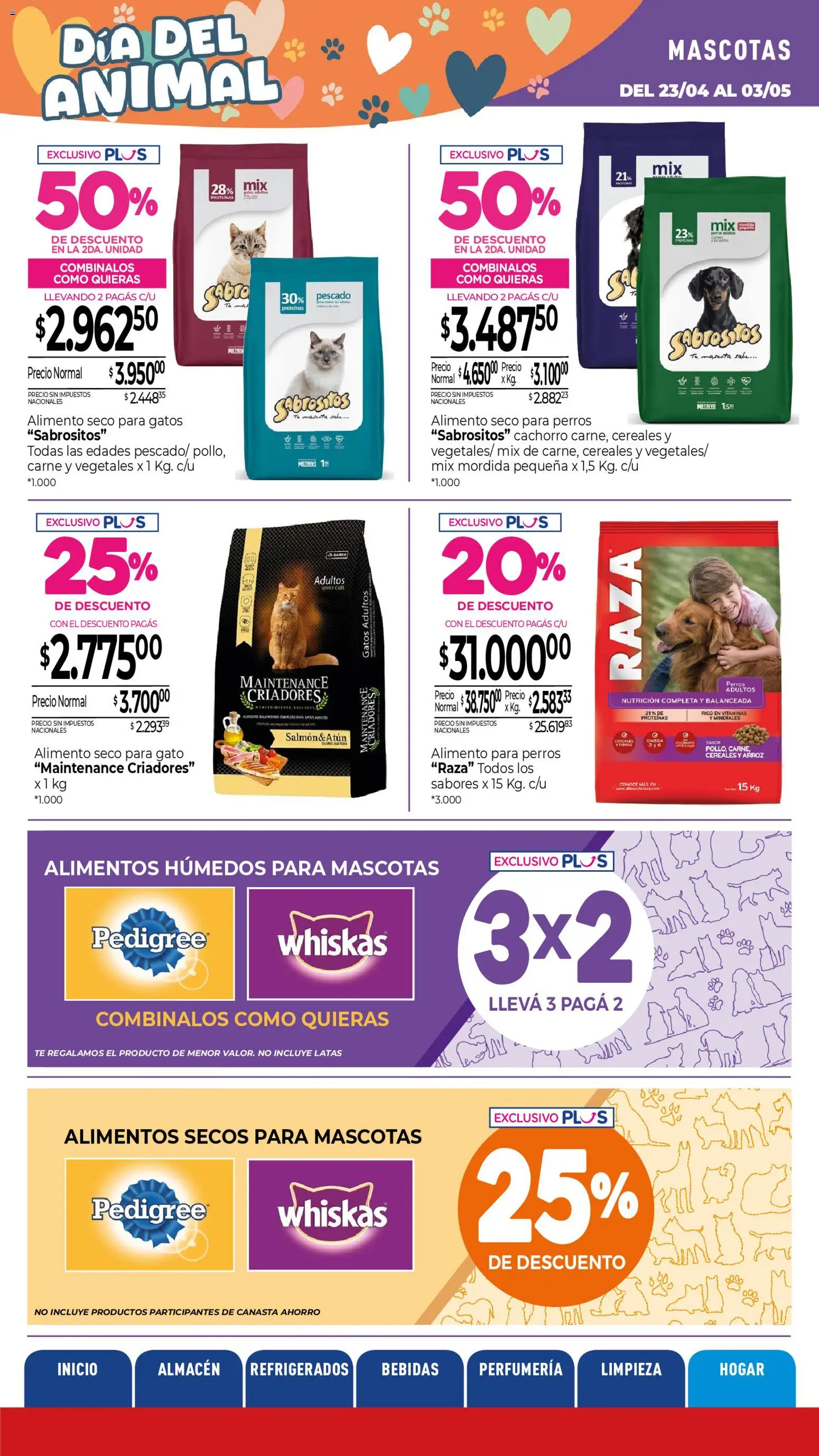 La Anonima catálogo │ válido desde el 23.04.2026 | Página: 38 | Productos: Pescado, Arroz, Té, Canasta