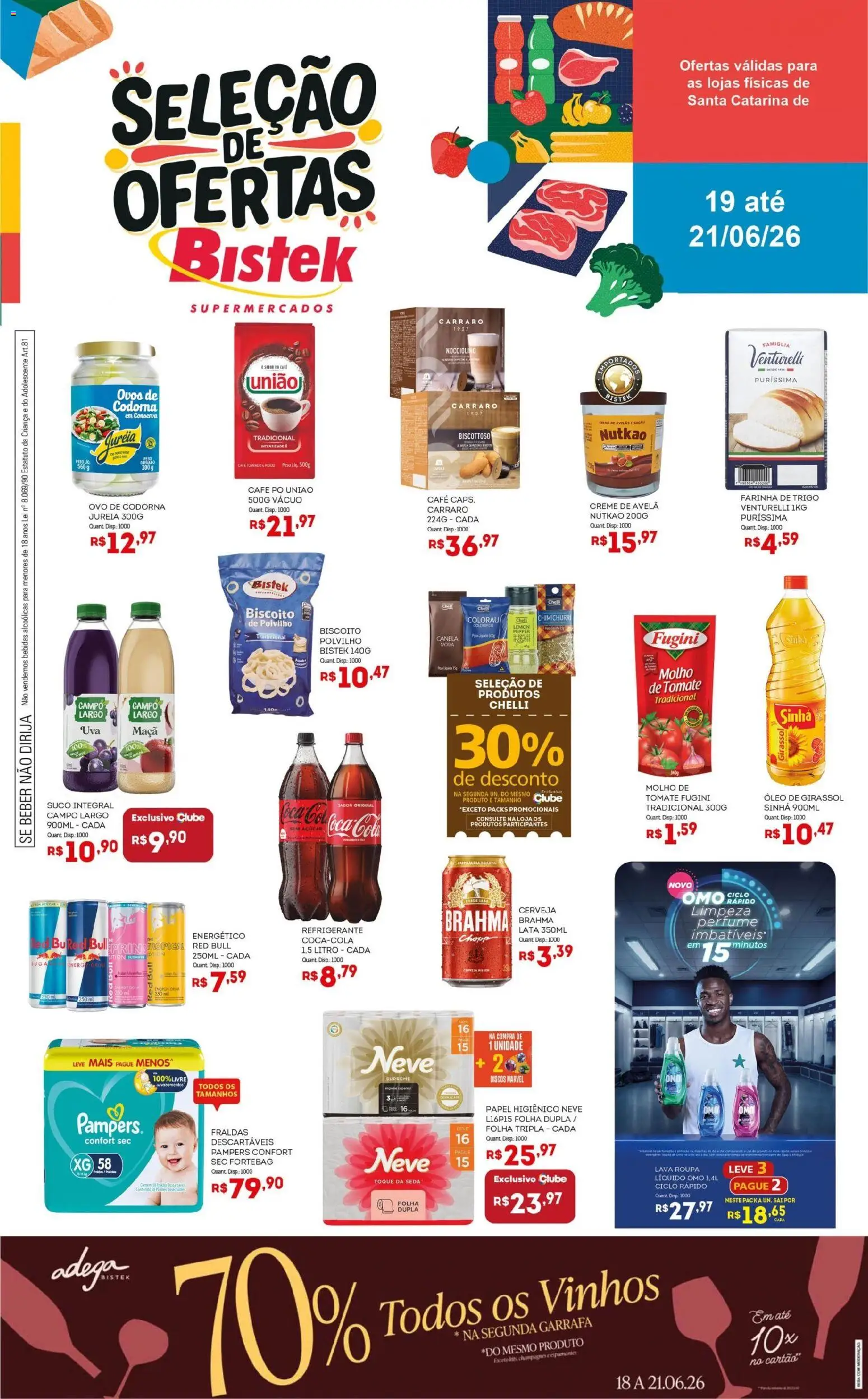 Bistek Supermercados Folheto - válido de 19.06.2026 | Página: 1