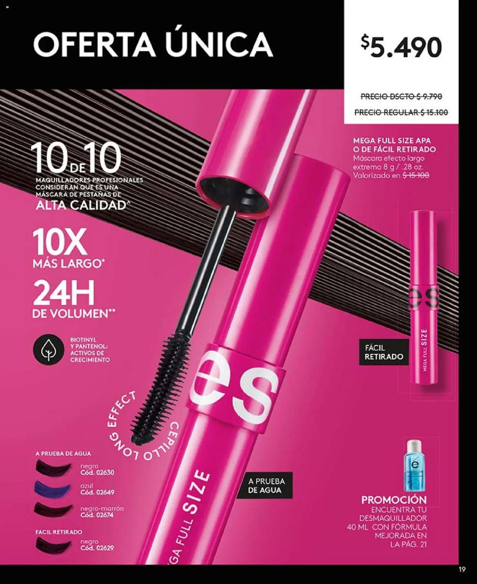 Catálogo Ésika Campaña 4 │ válido desde el 15.02.2026 | Página: 19 | Productos: Agua, Cepillo, Máscara