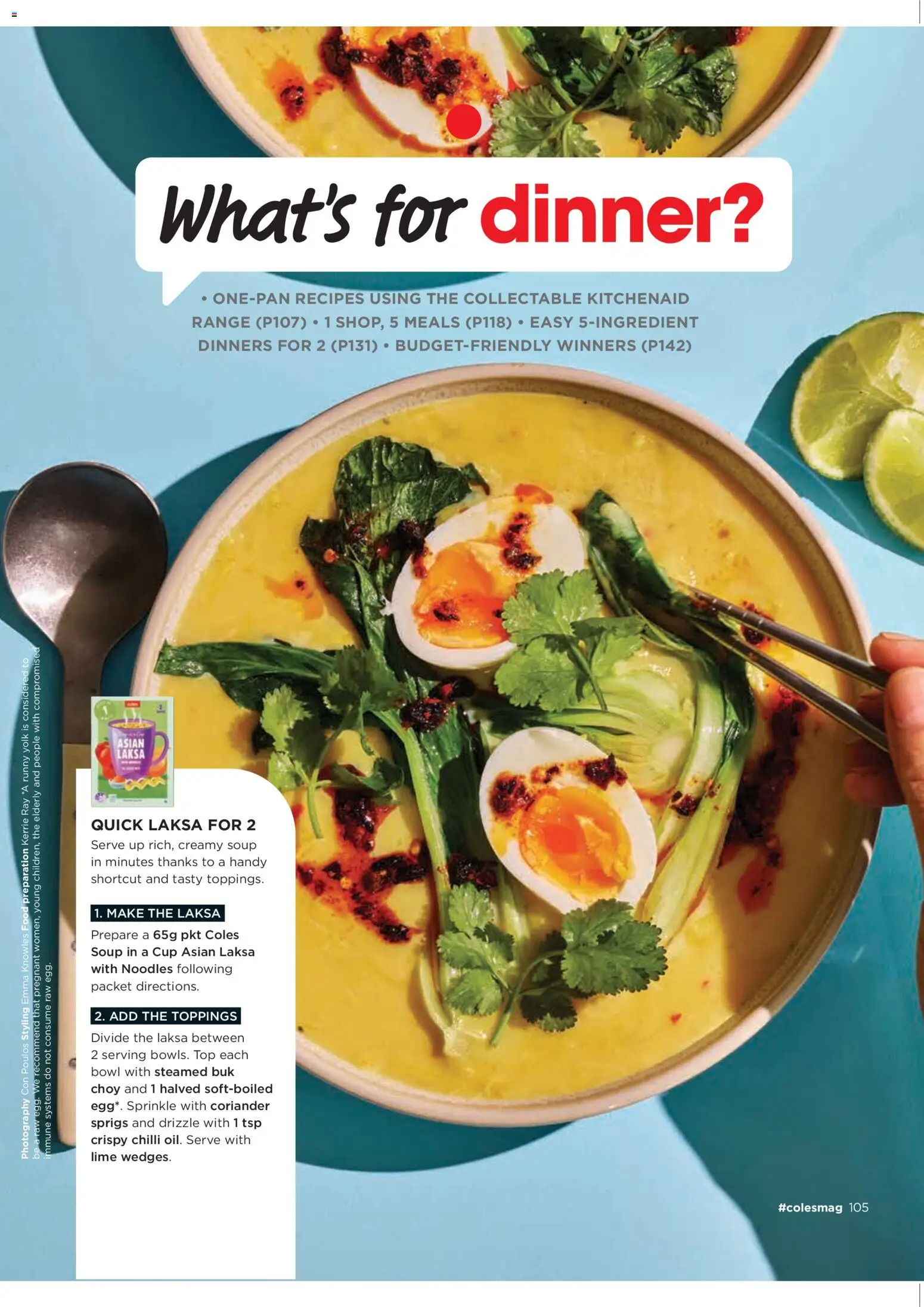Coles catalogue - valid from 05/03/2026 | Page: 105 | Products: Food, Soup, Chilli, Lime