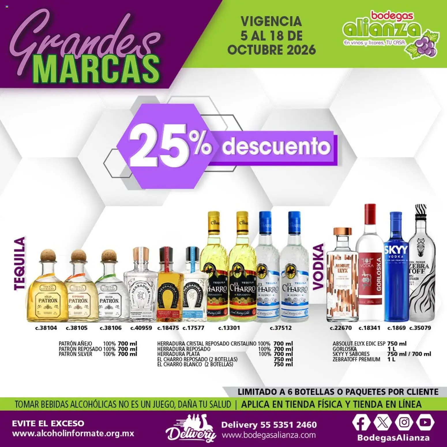 Nuevas ofertas de Bodegas Alianza válidas en toda la República Mexicana desde el 05/10/2026. ¡Encuentra las mejores ofertas en Bodegas Alianza catálogo Grandes Marcas! | Página: 5