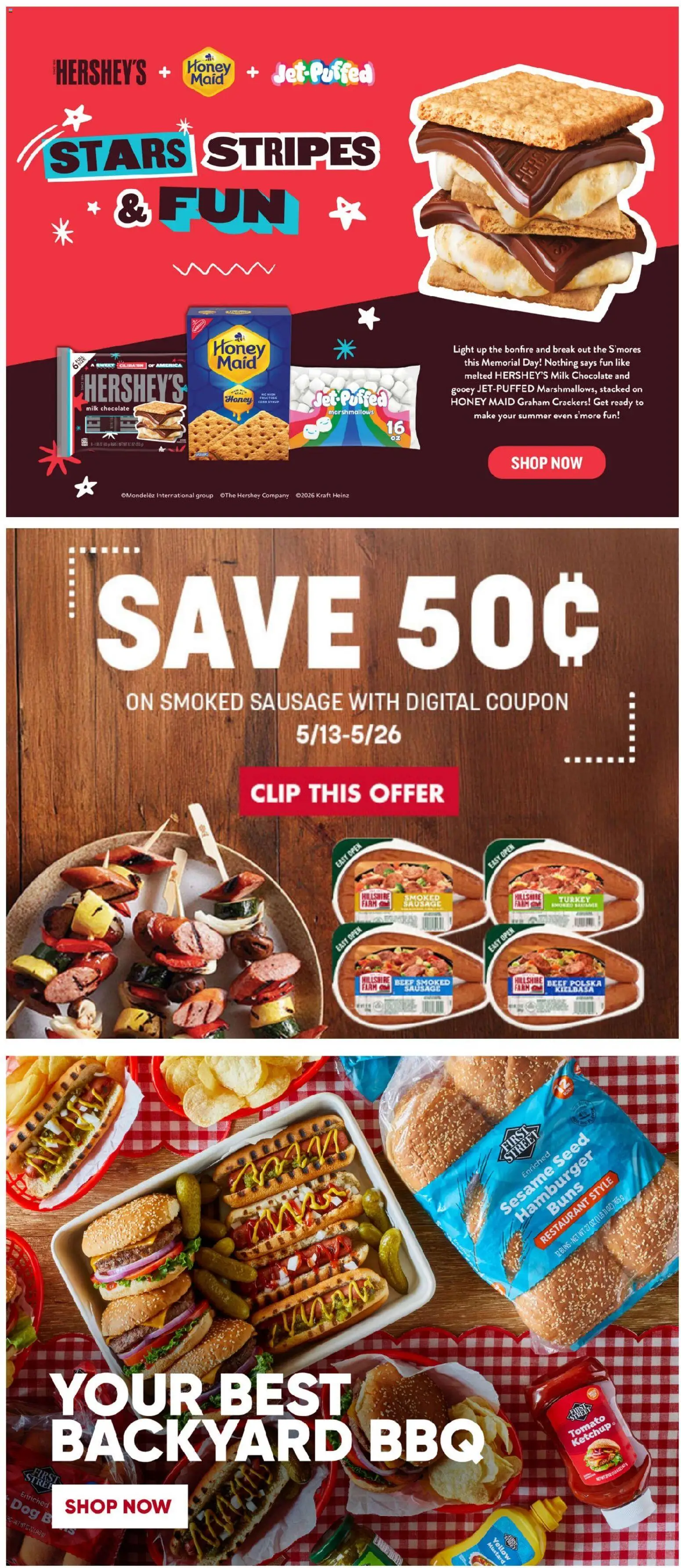 Smart & Final Weekly Ad - valid from 20.05.2026 | Page: 2 | Products: Milk, Chocolate, Beef, Sausage