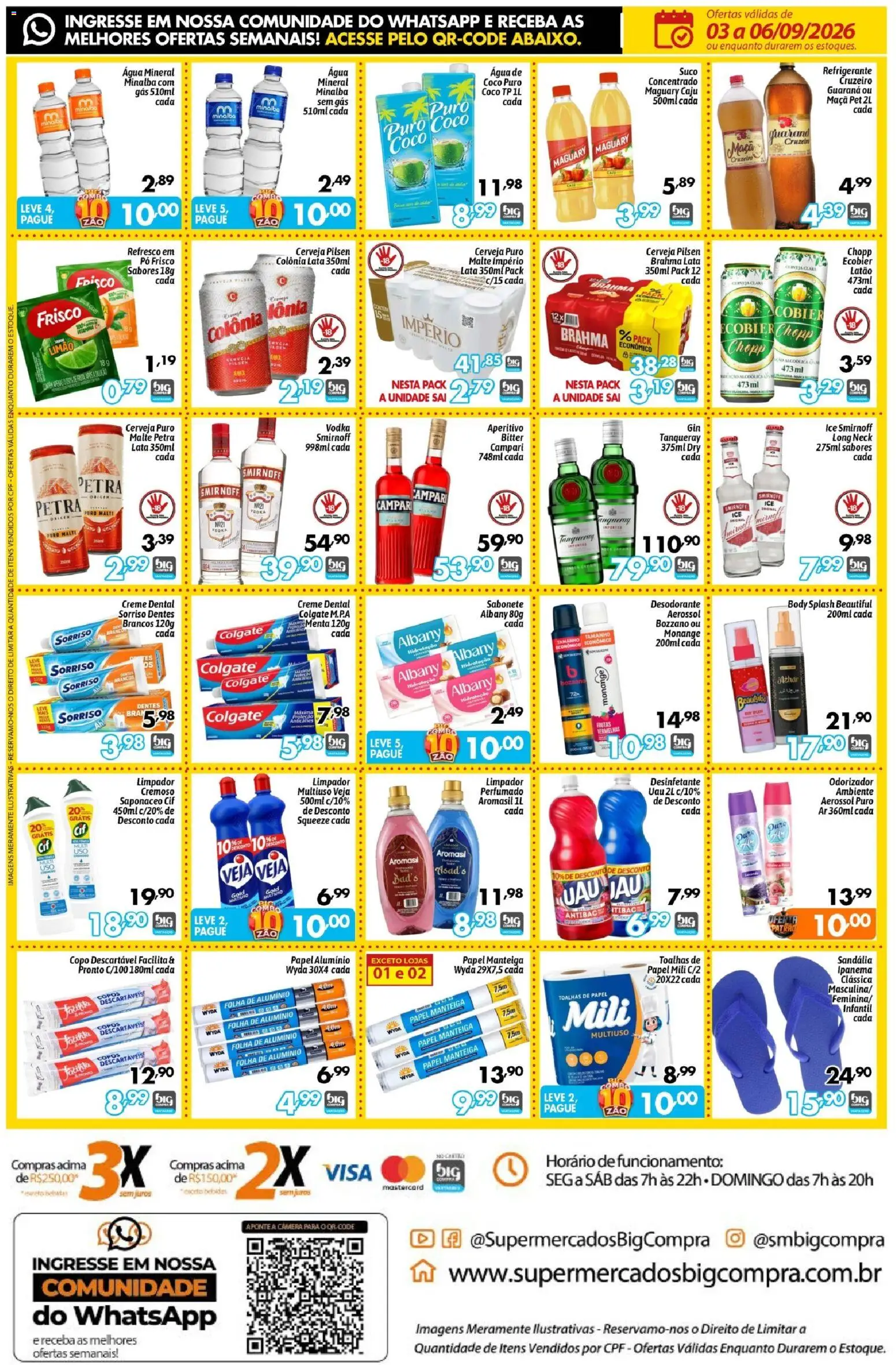 Big Compra Folheto - válido de 03/09/2026 | Página: 4 | Produtos: Limpador multiuso, Refresco, Minalba, Campari