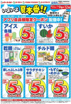 2026/07/09から有効なオファーを含む イトーヨーカドー - いよいよ夏本番
